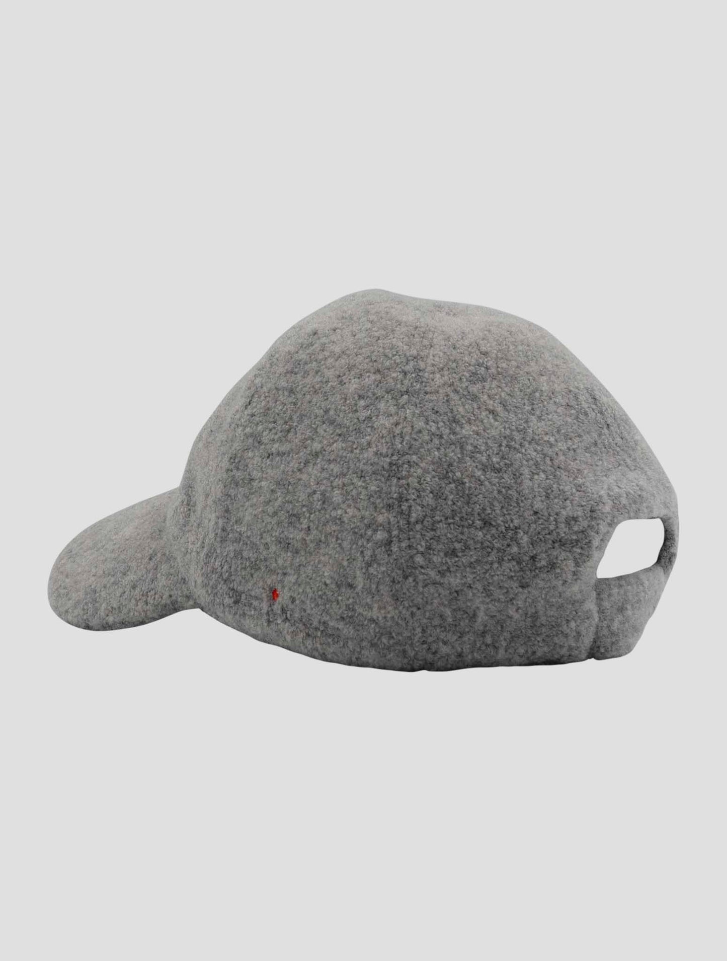 Kiton Gray Wool Baseball Cap Women