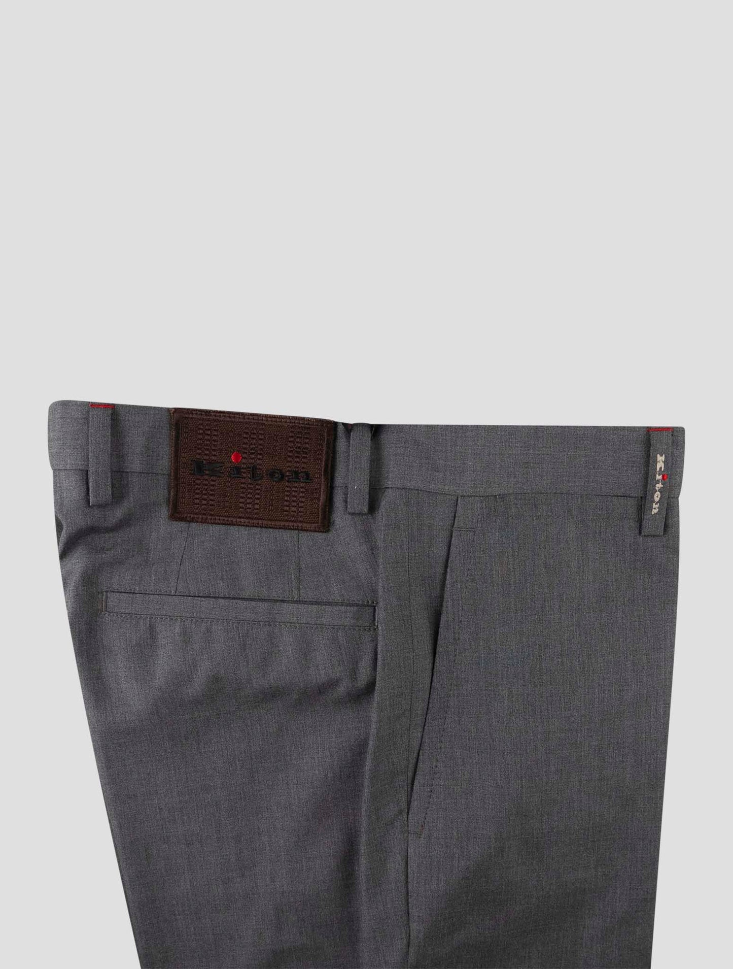 Kiton Gray Wool Pants