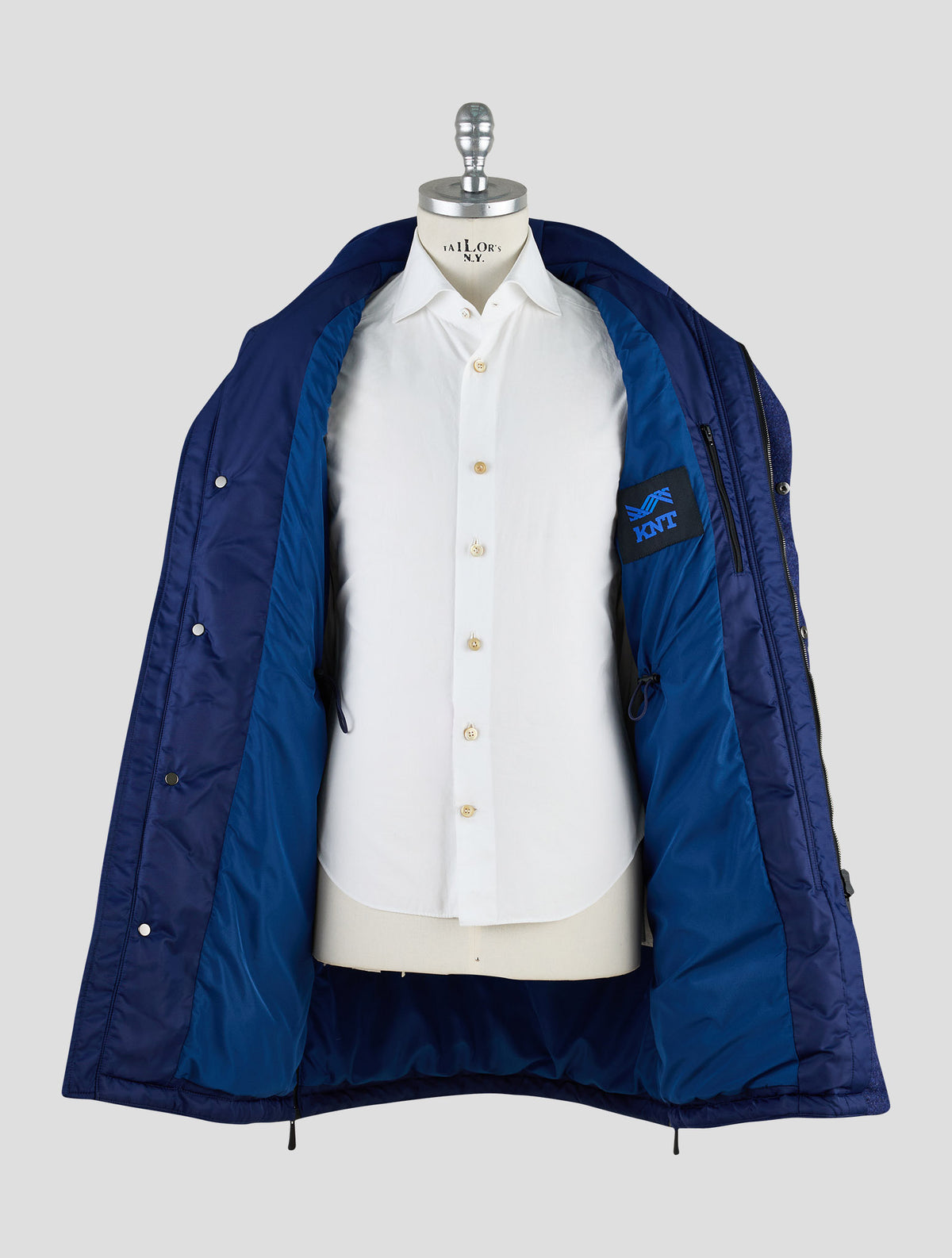 Kiton Knt Black Pa Overcoat