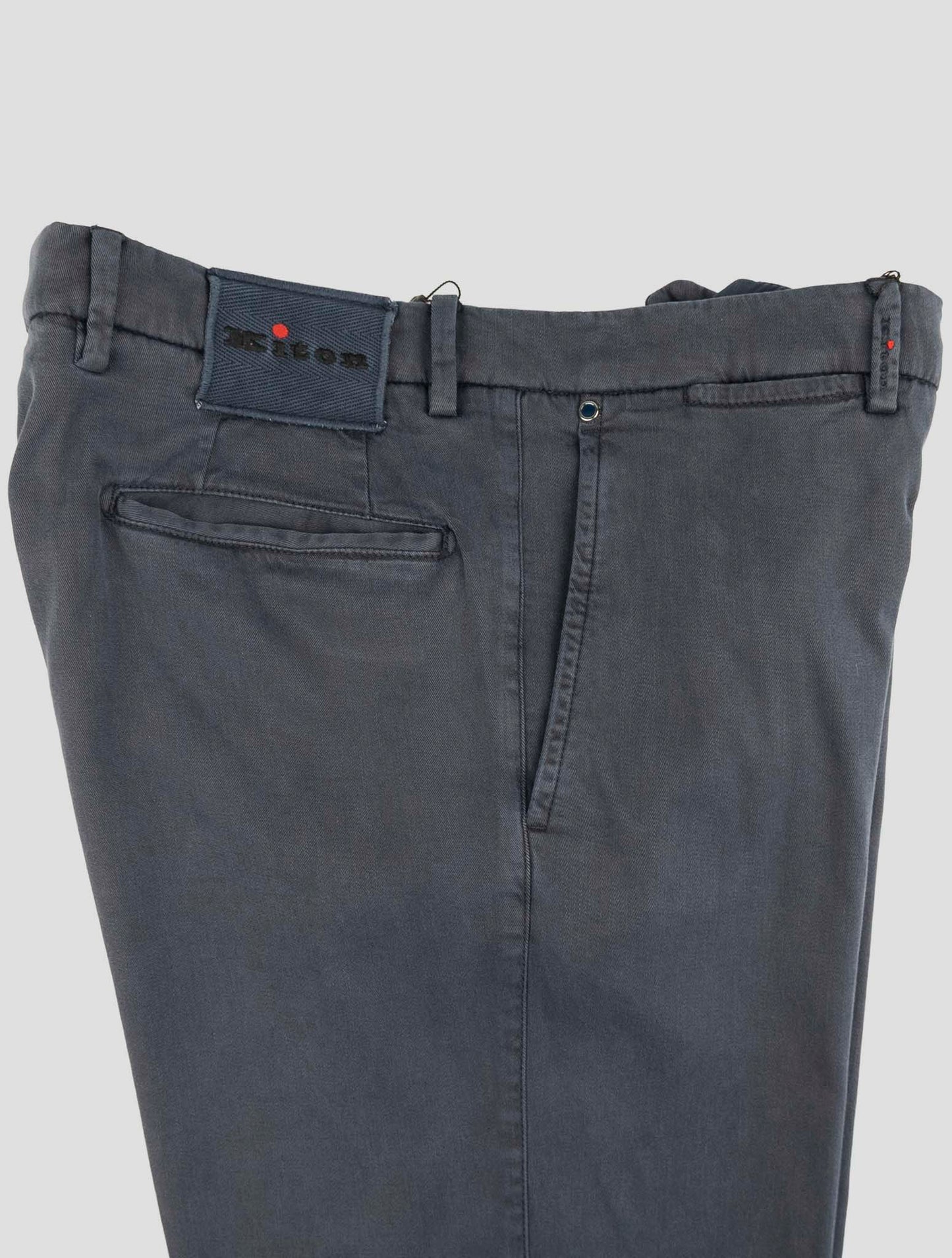 Kiton Blue Lyocell Ea Pants