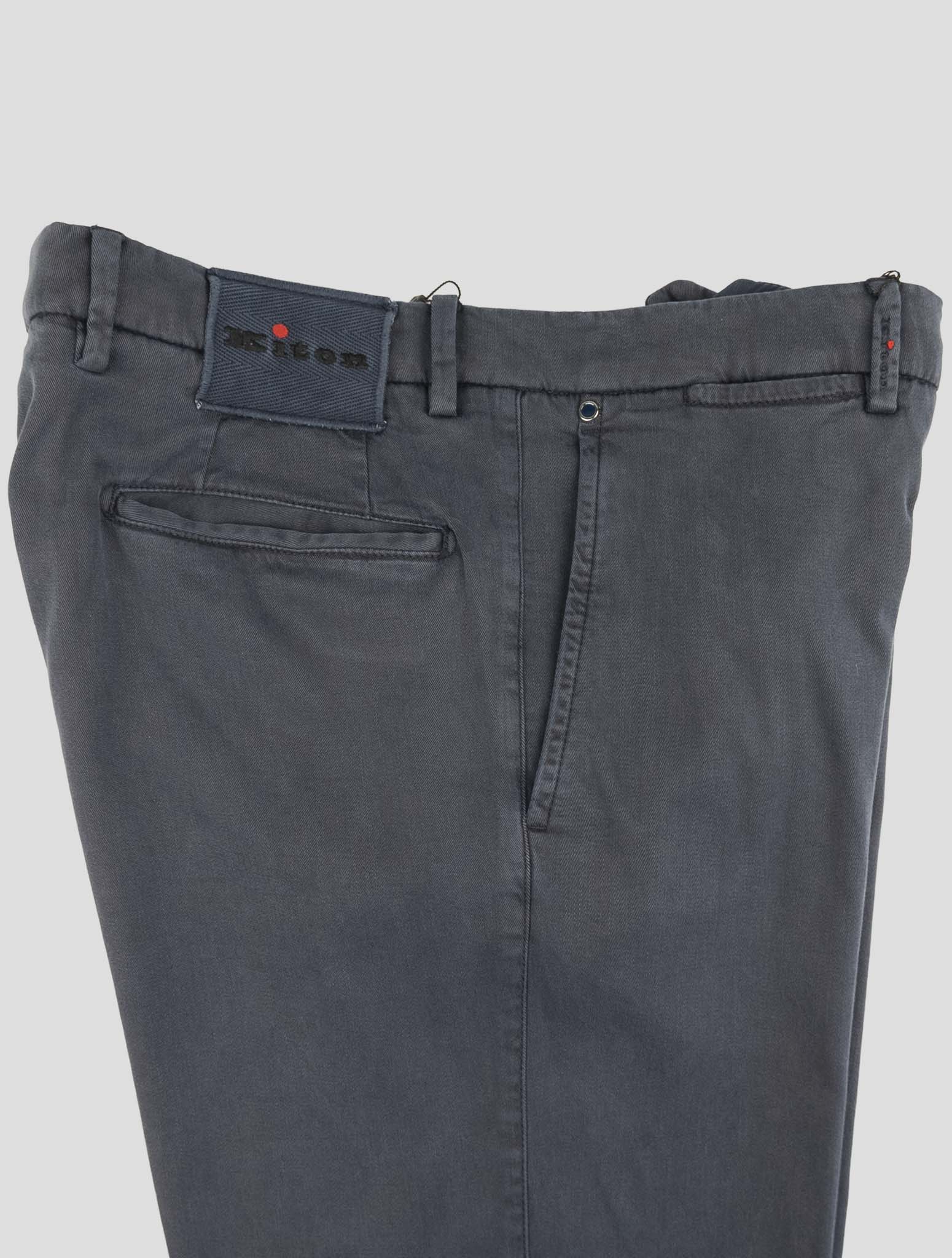 Kiton Blue Lyocell Ea Pants