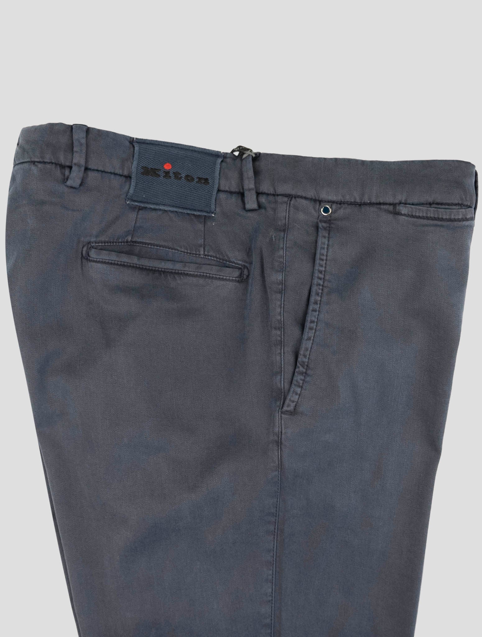 Kiton Blue Lyocell Ea Pants