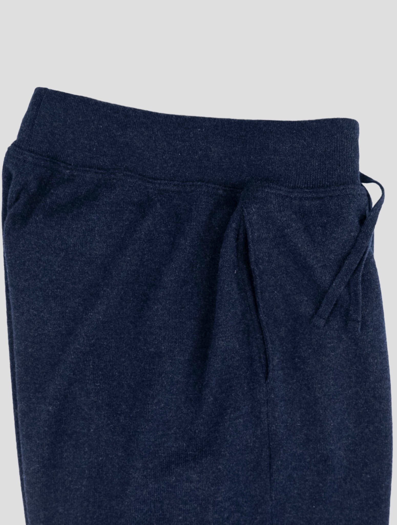 Kiton Blue Cashmere Pants