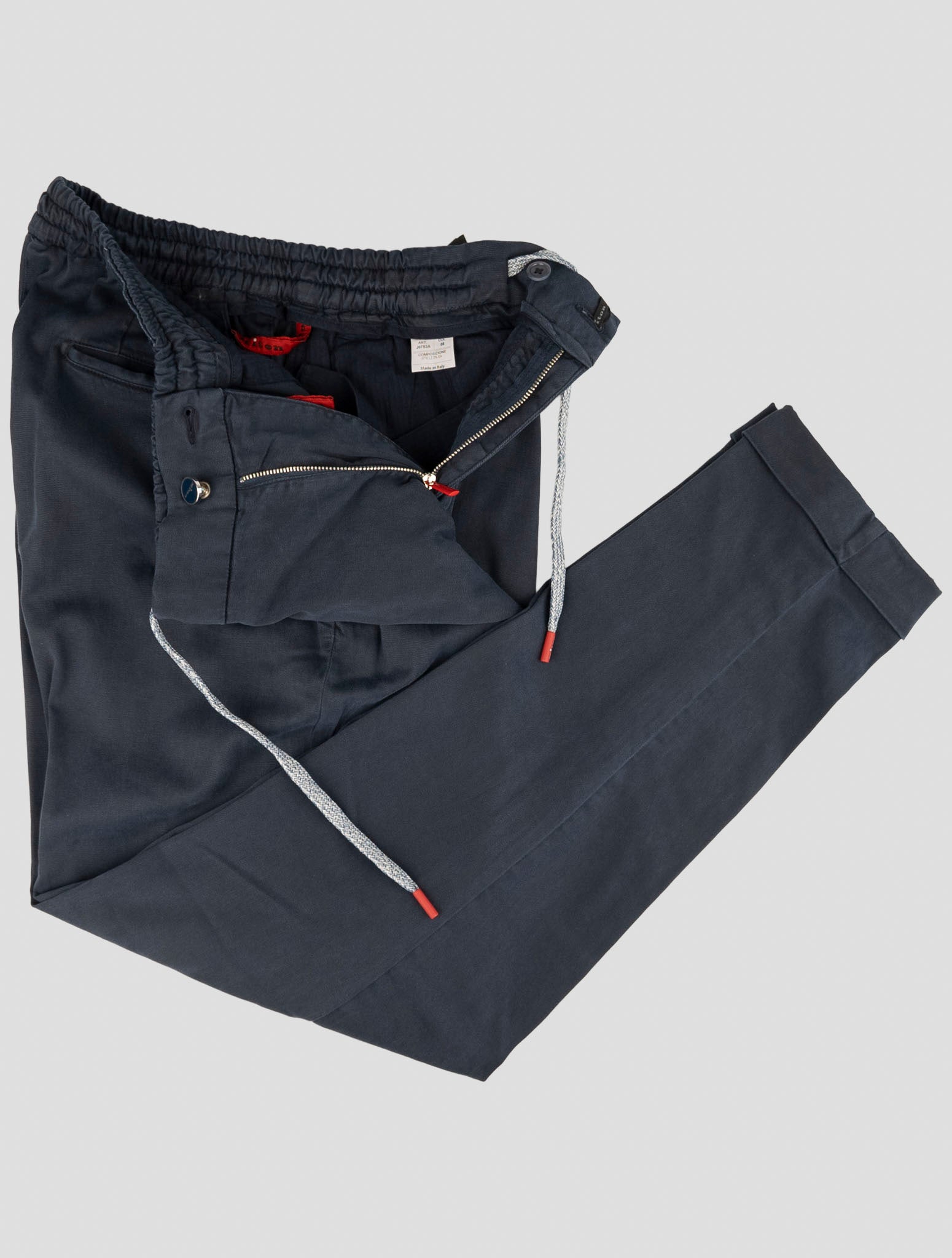 Kiton Blue Lyocell Ea Pants