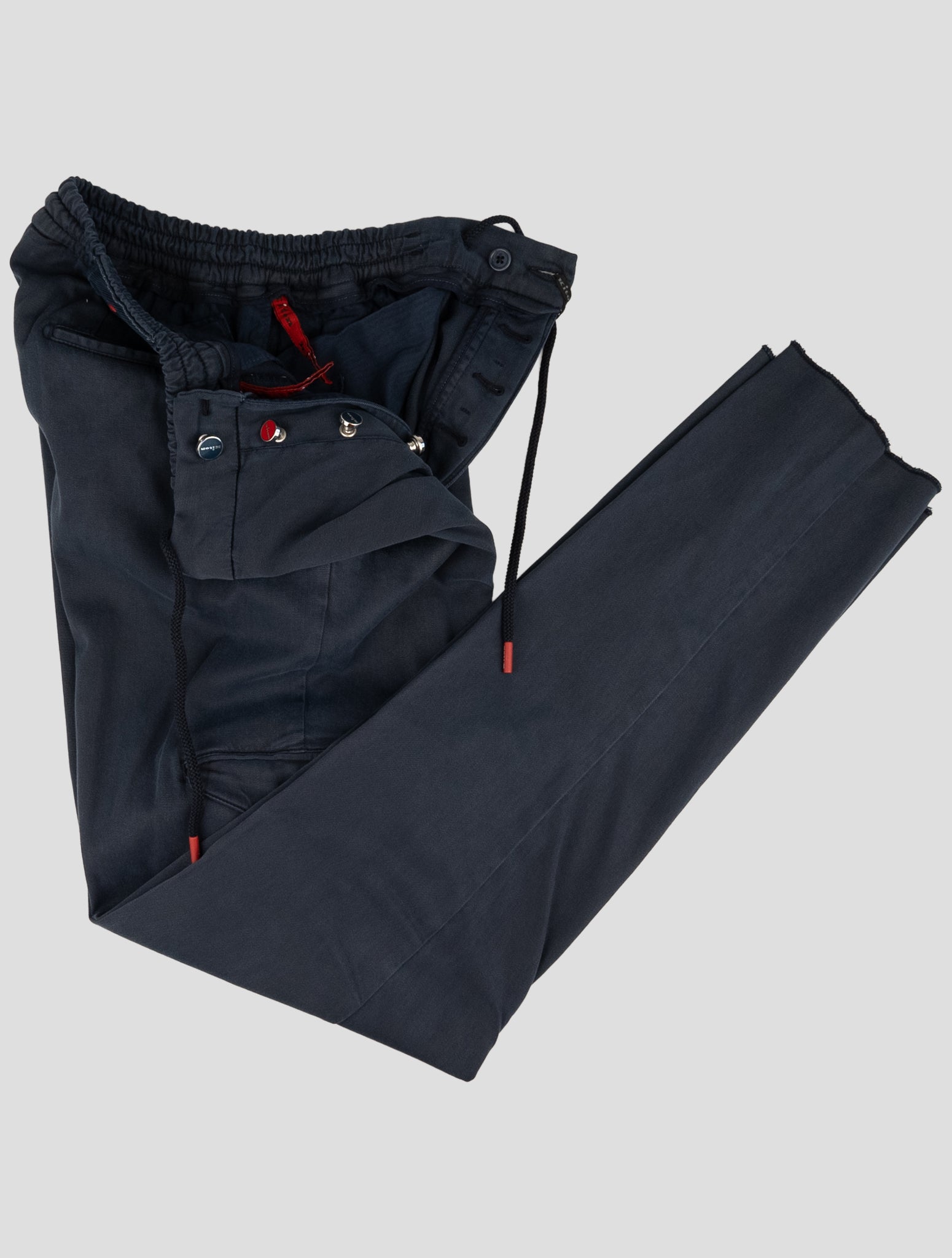 Kiton Blue Lyocell Ea Cargo Pants