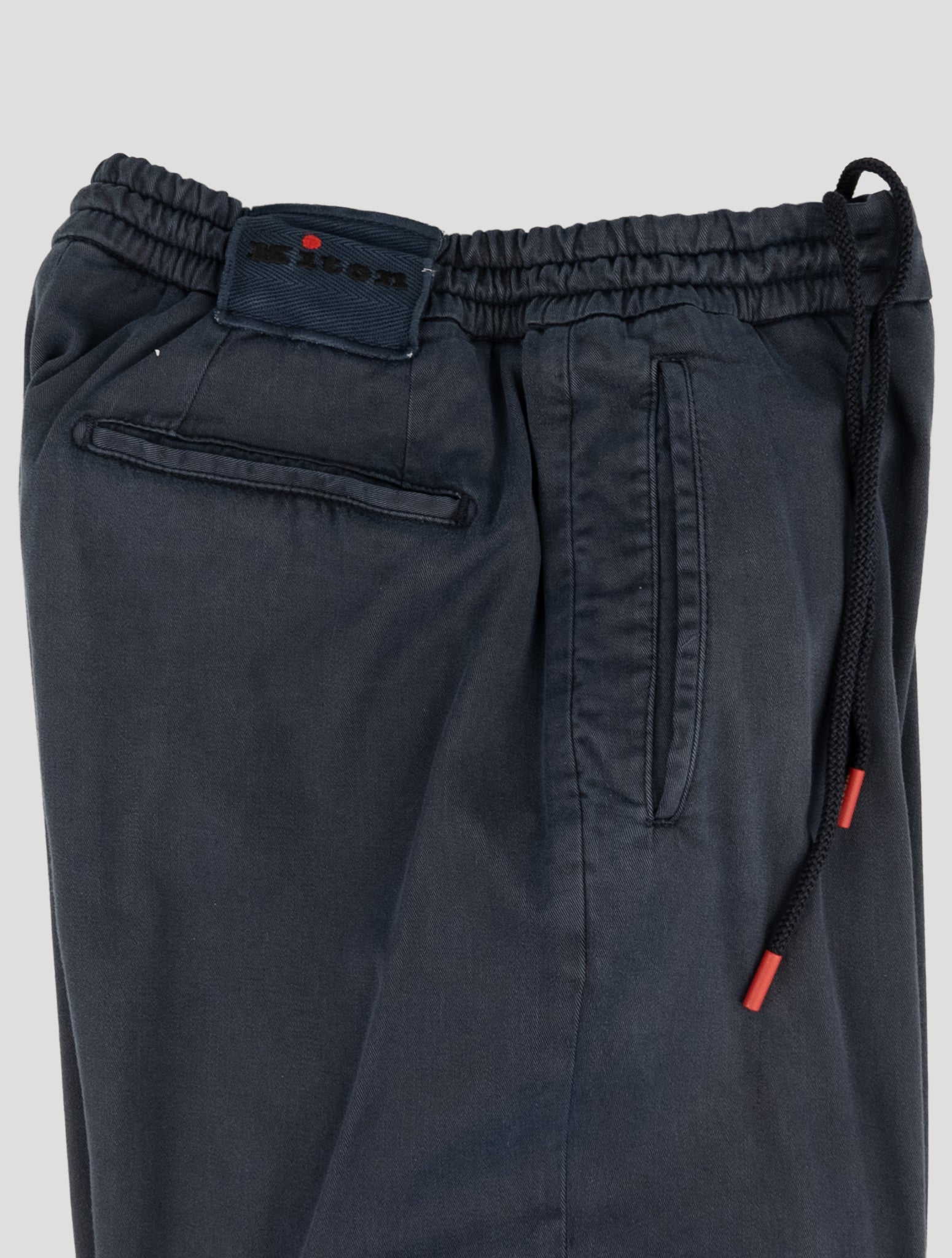 Kiton Blue Lyocell Ea Cargo Pants