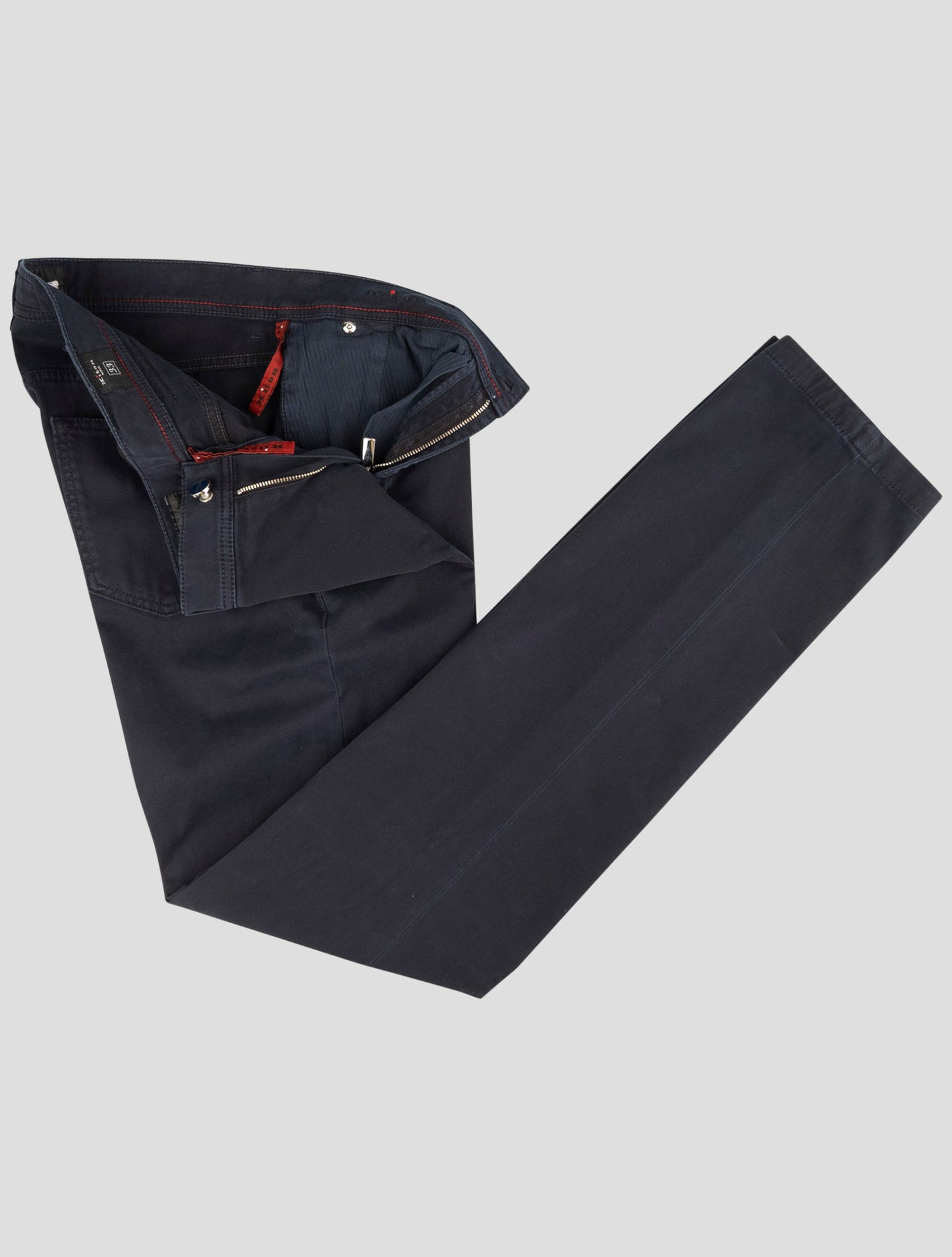 Kiton Blue Cotton Ea Pants