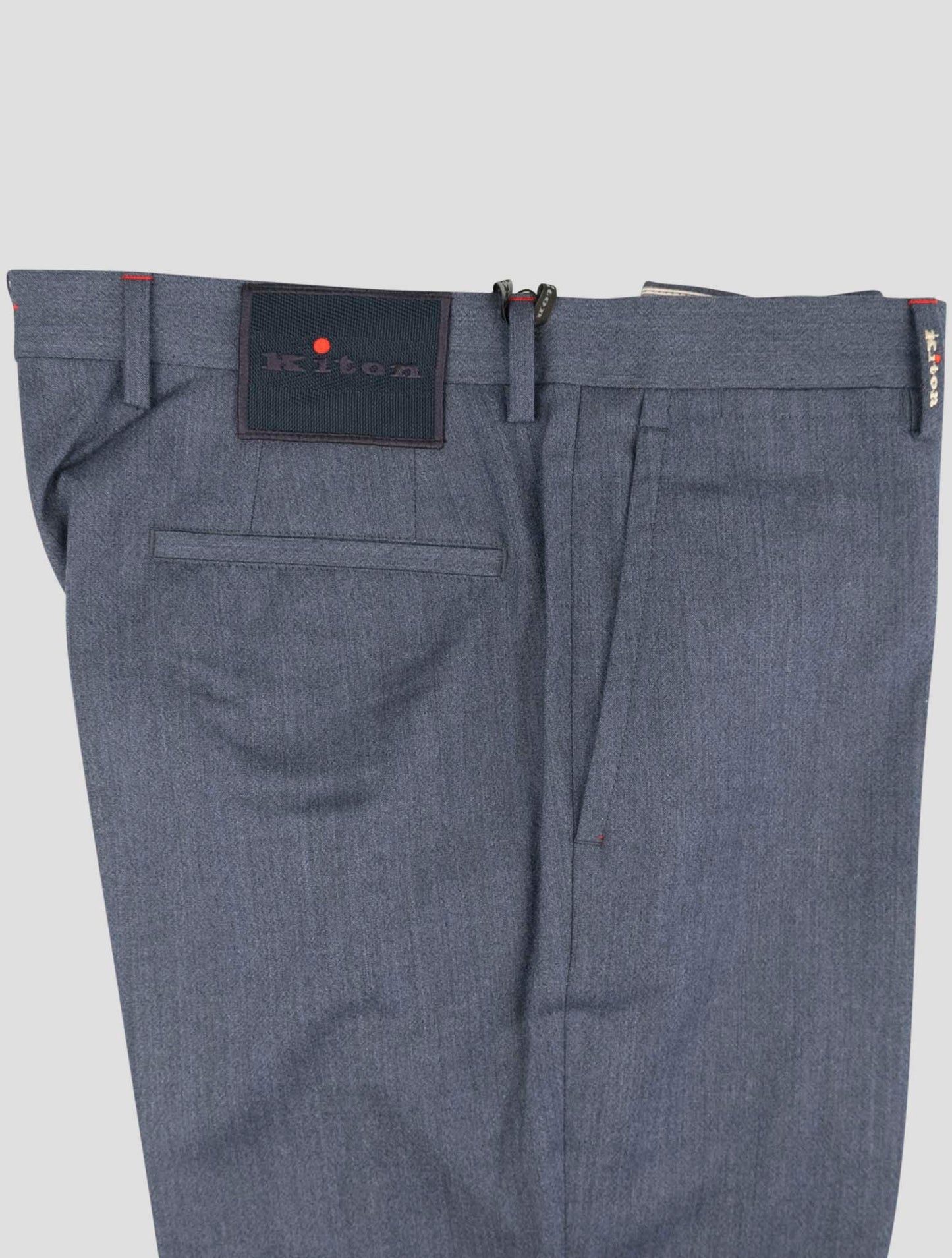 Kiton Blue Cashmere Pants