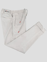 Kiton Gray Lyocell Cotton Ea Pants
