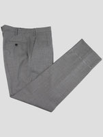 Kiton Gray Wool Dress Pants