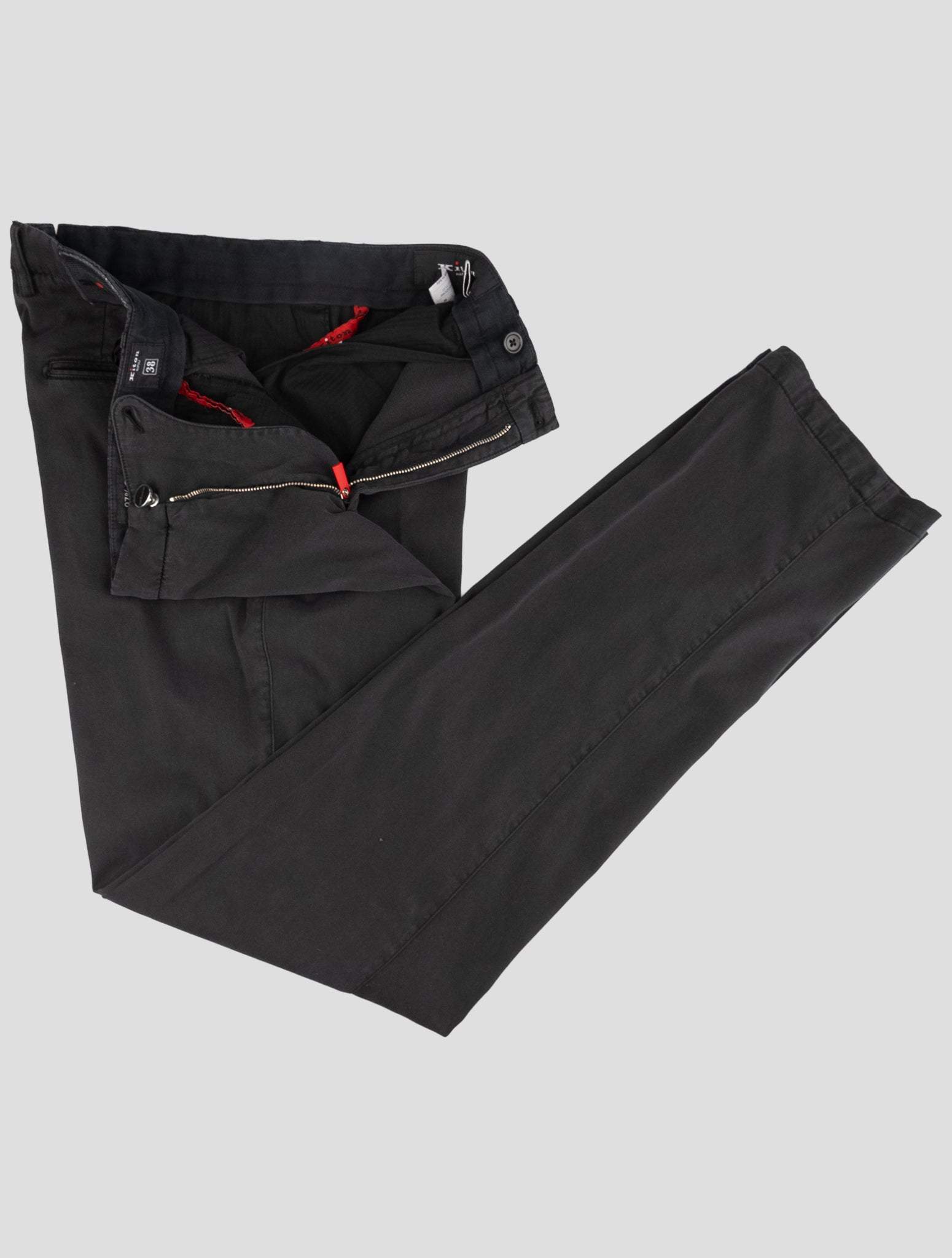 Kiton Gray Lyocell Ea Pants
