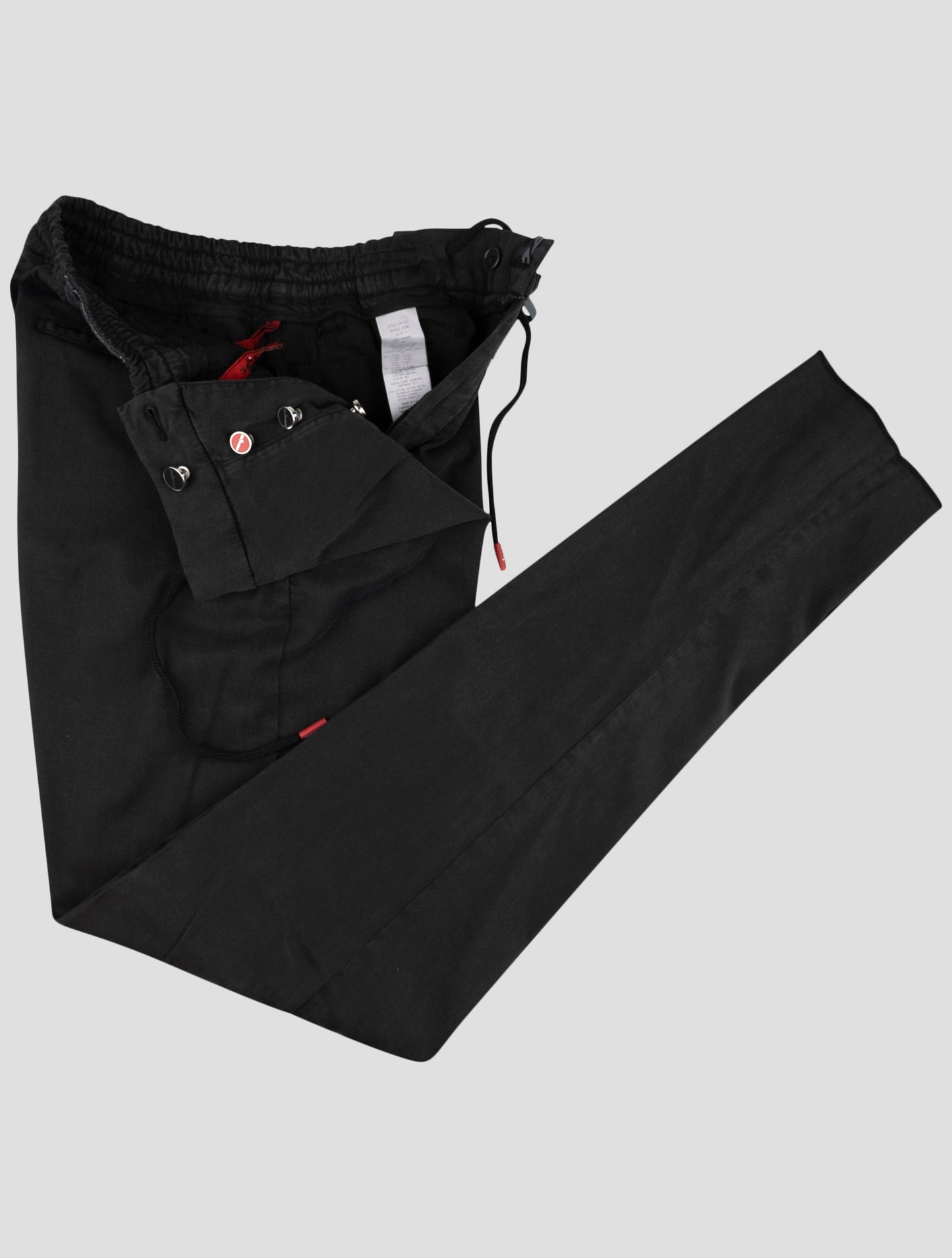 Kiton Black Lyocell Ea Pants
