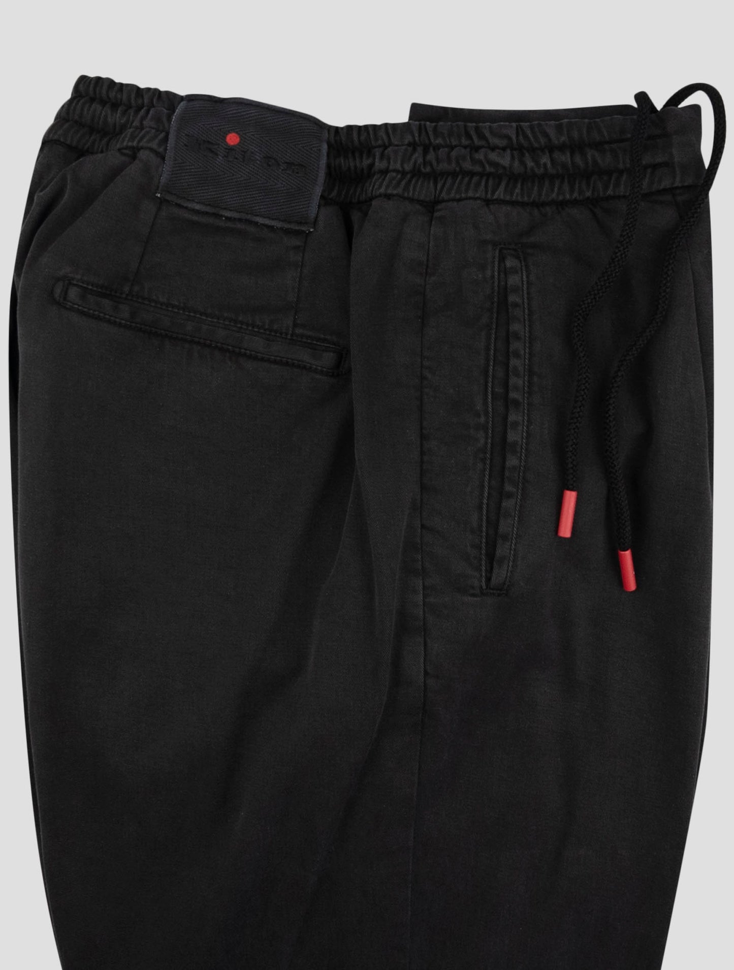 Kiton Black Lyocell Ea Pants