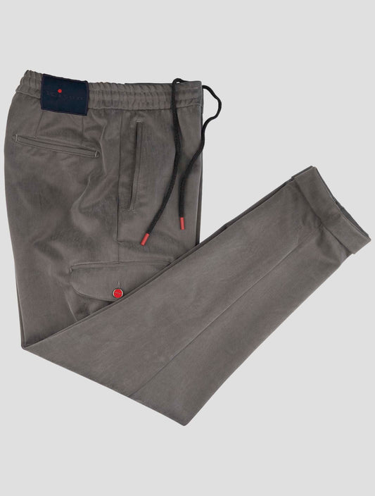 Kiton Gray Cupro Pl Pa Ea Cargo Pants