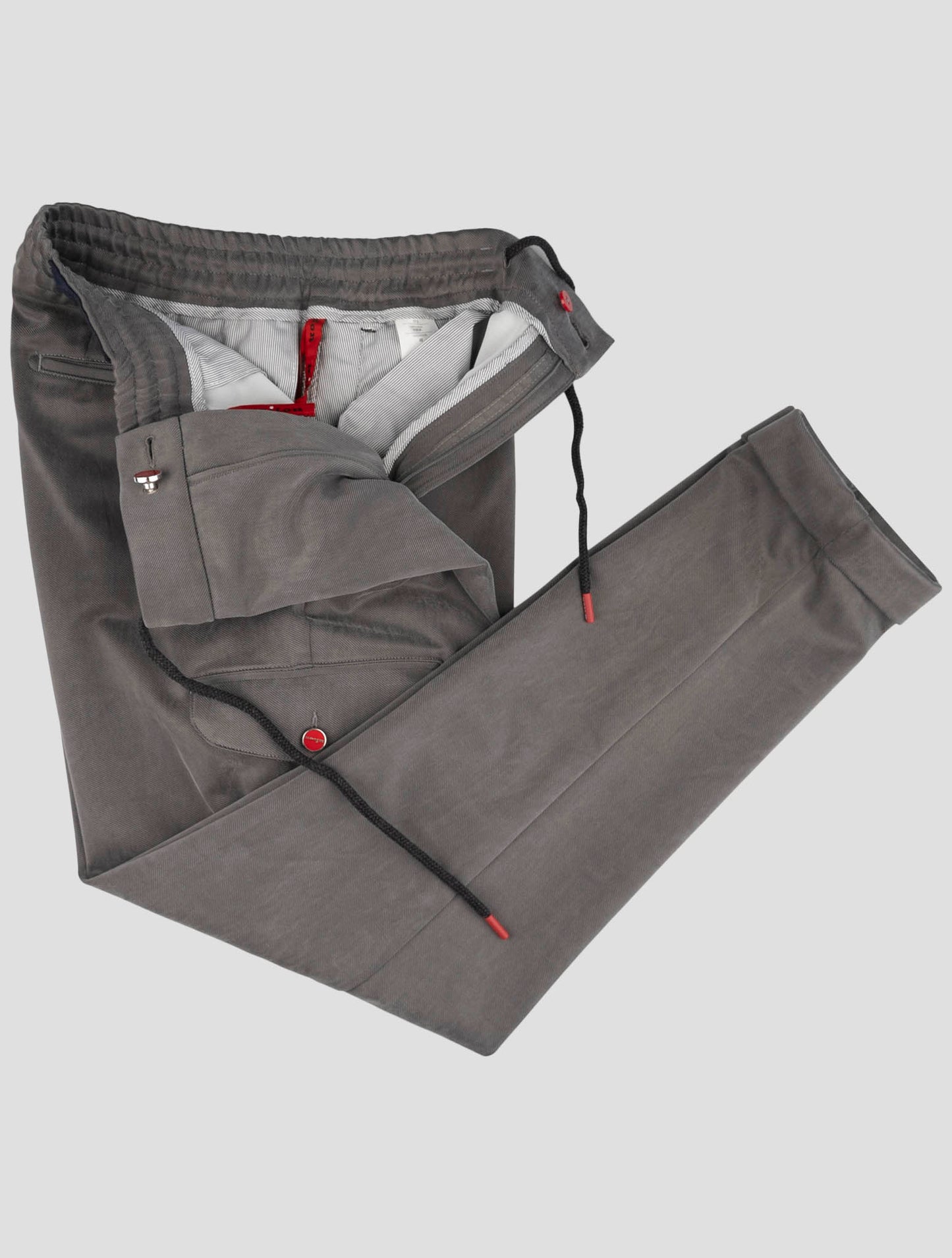 Kiton Gray Cupro Pl Pa Ea Cargo Pants
