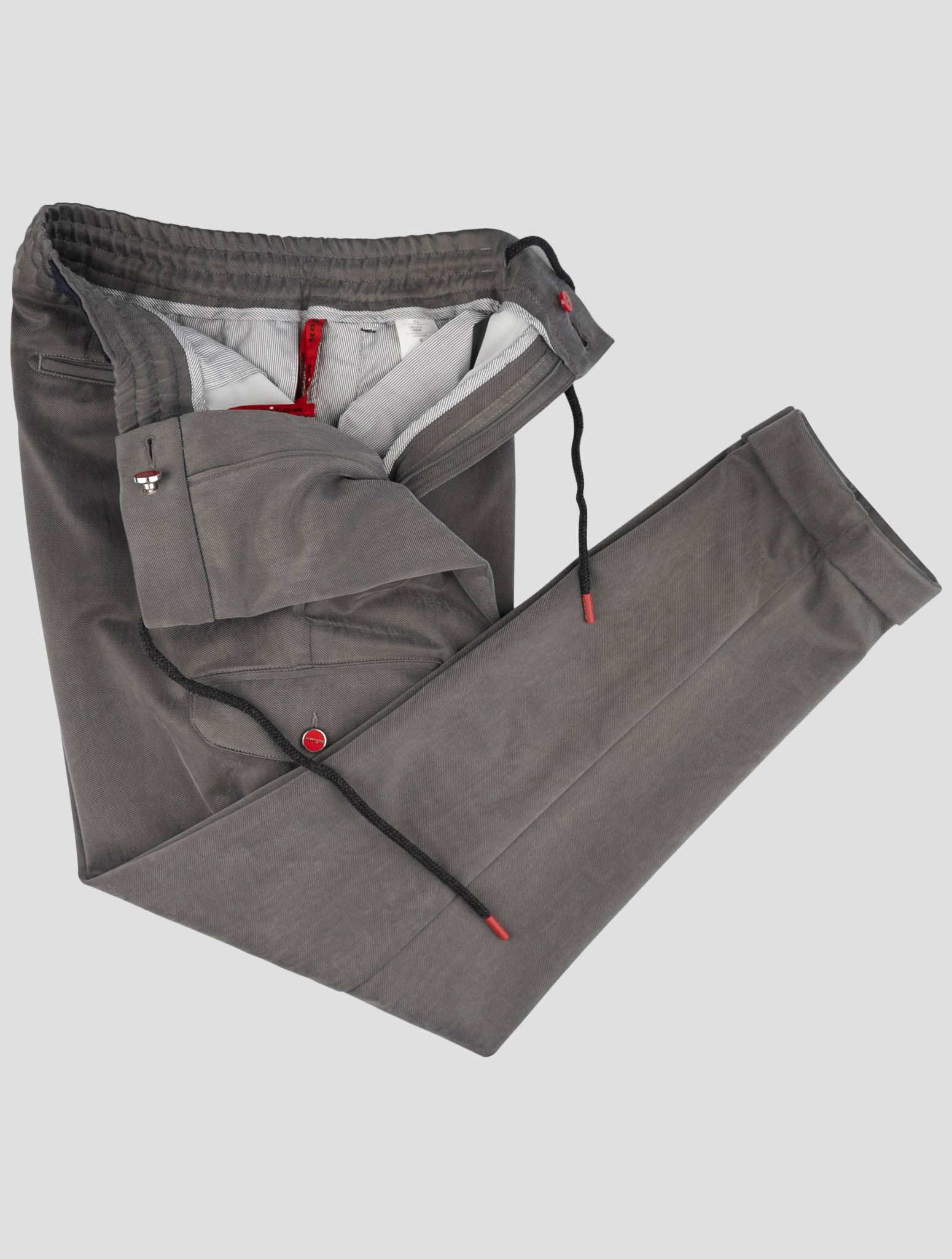 Kiton Gray Cupro Pl Pa Ea Cargo Pants