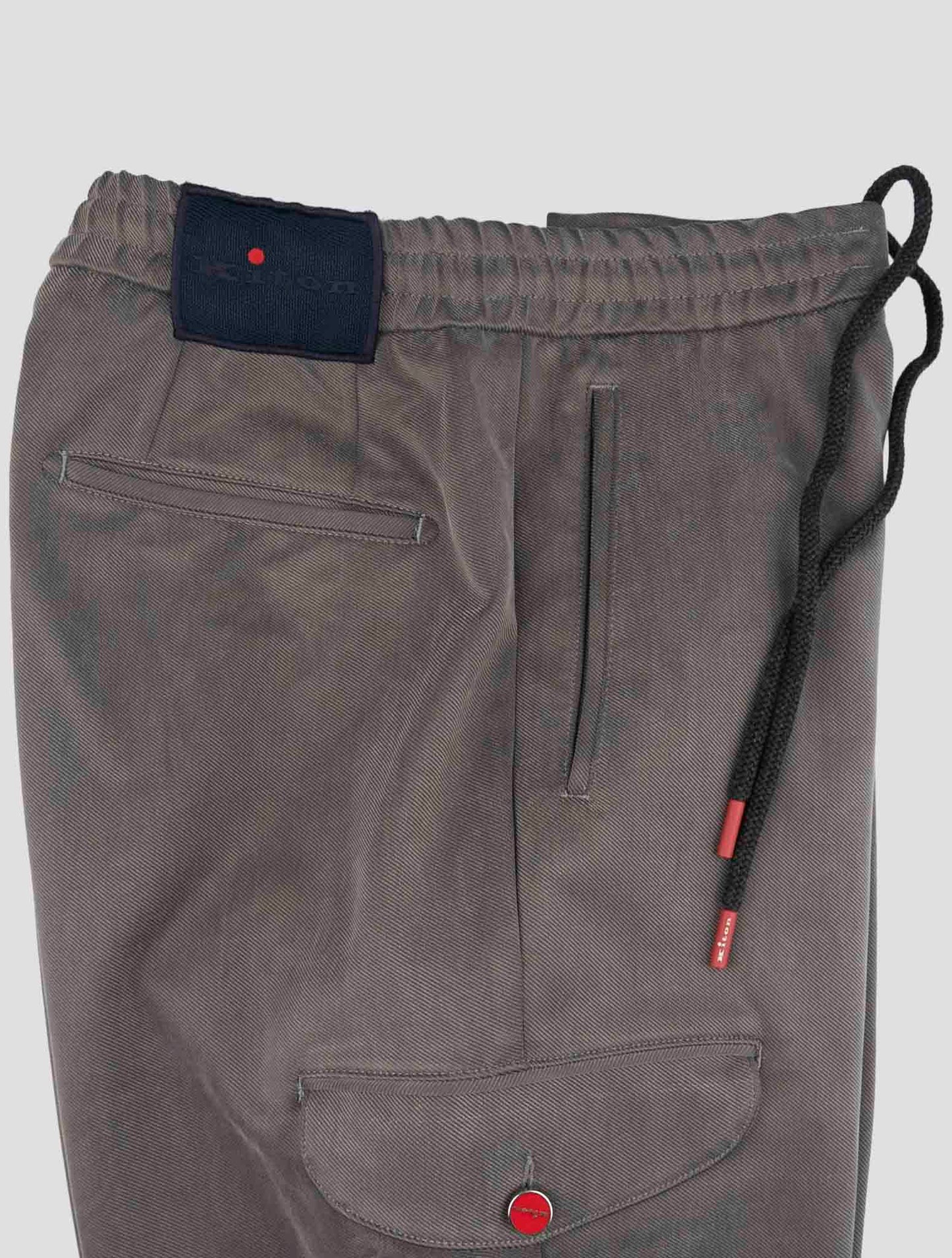 Kiton Gray Cupro Pl Pa Ea Cargo Pants