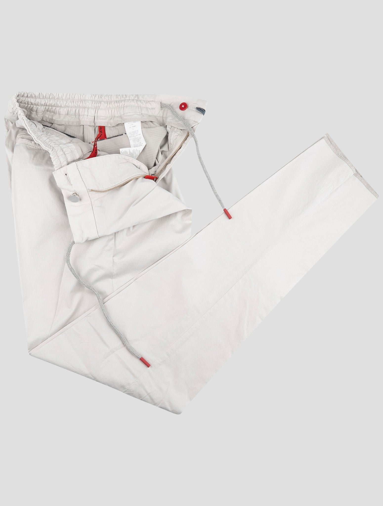 Kiton Gray Cotton Ea Pants