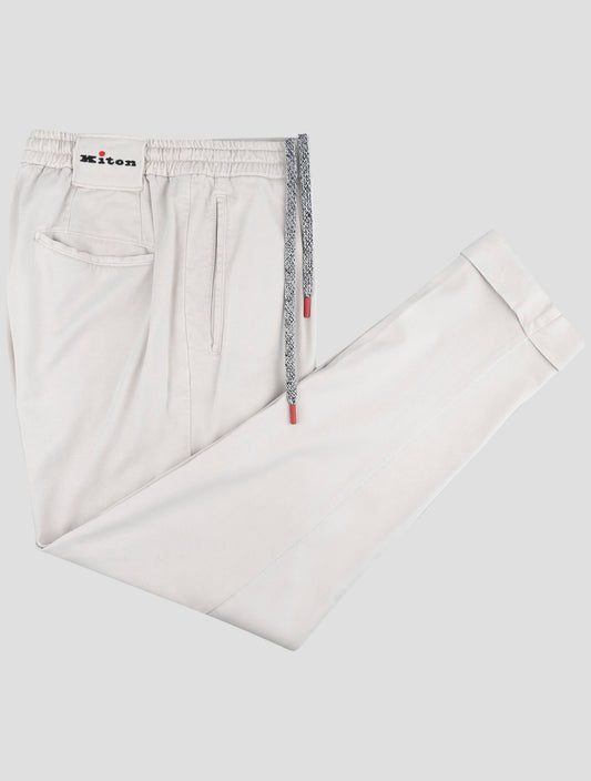 Kiton Gray Lyocell Ea Pants