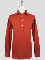 Kiton Red Cotton Ea Sweater Polo