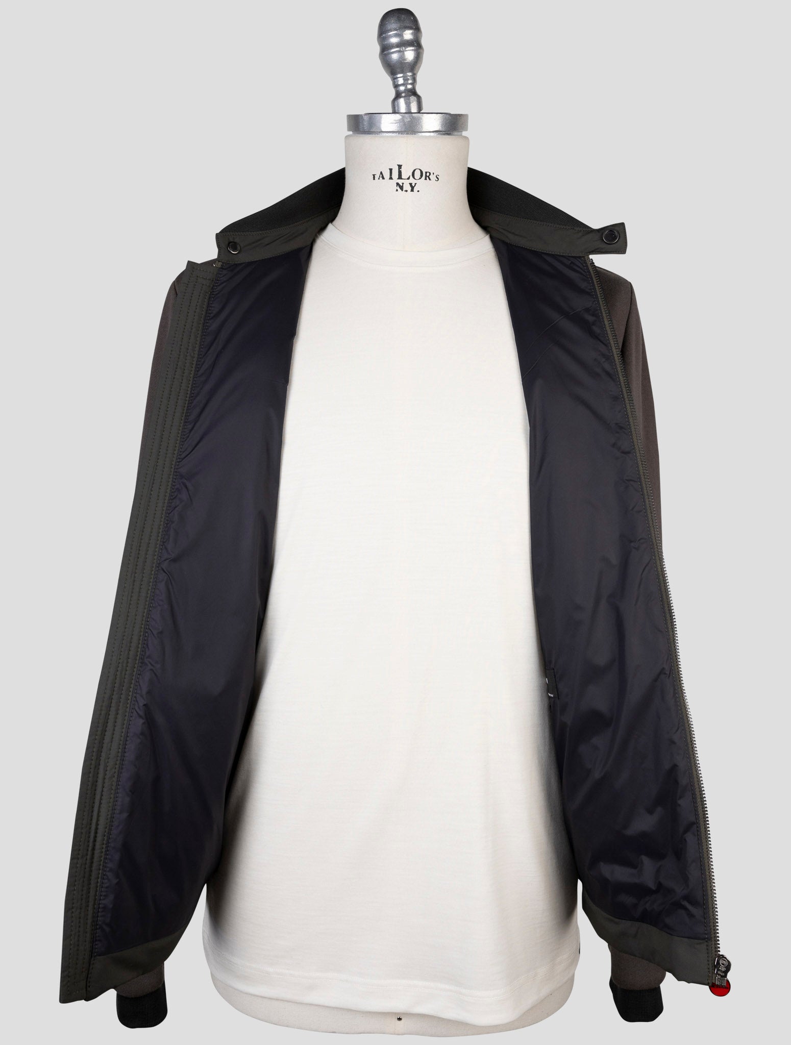 Kiton Green Pl Coat