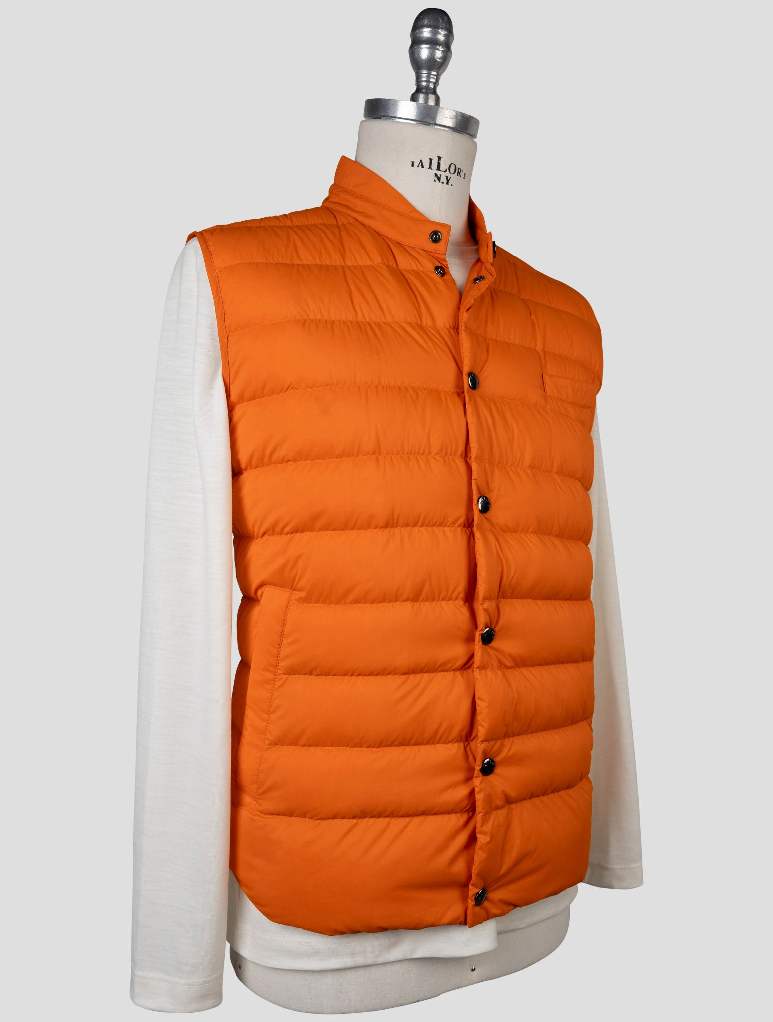 Kiton Orange Pl Gilet
