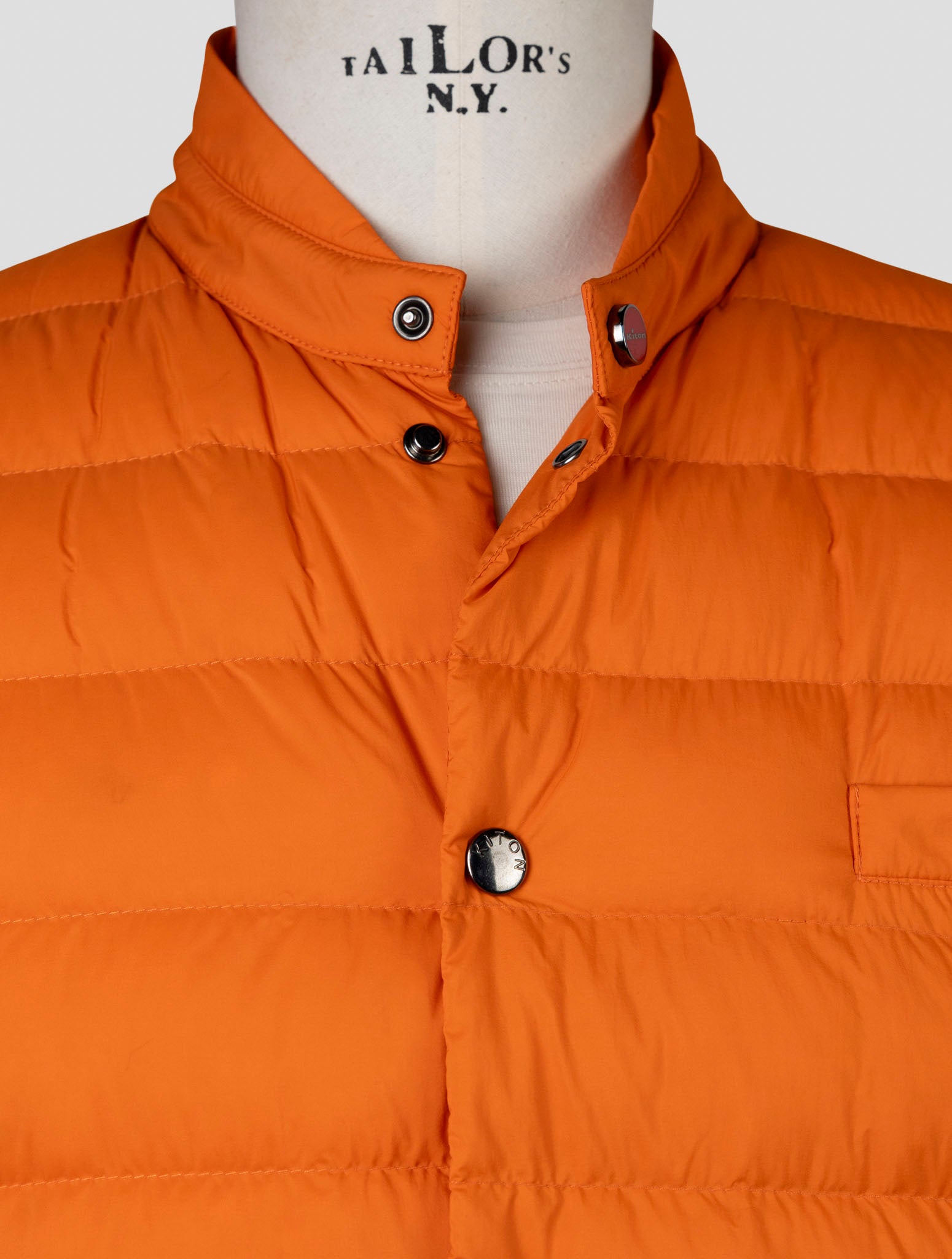 Kiton Orange Pl Gilet