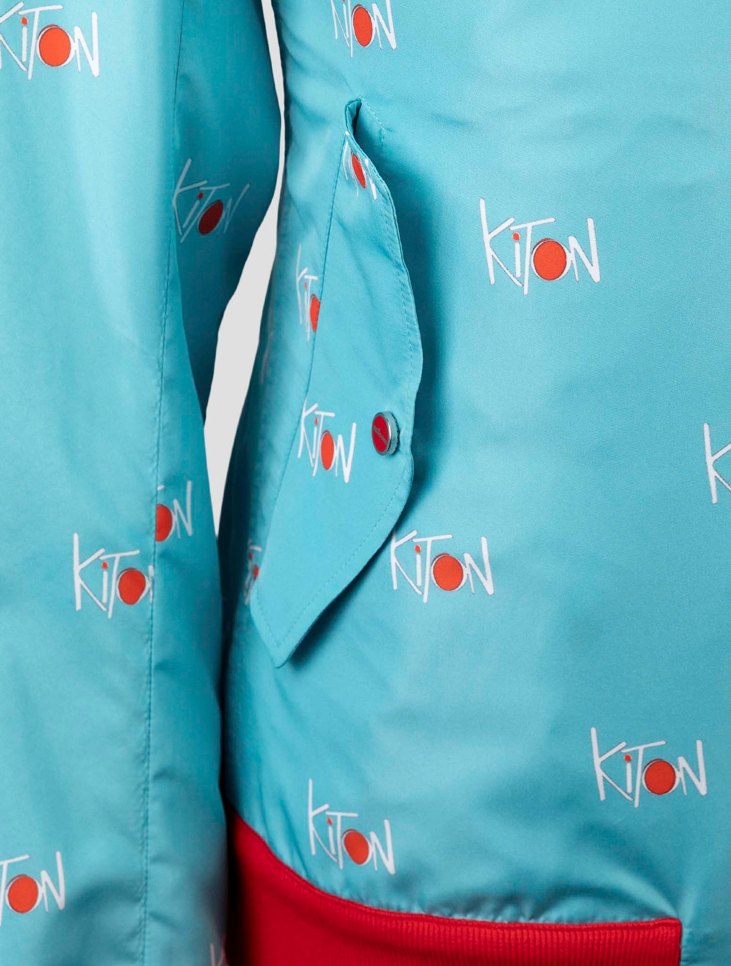 Kiton Light Green Pl Coat