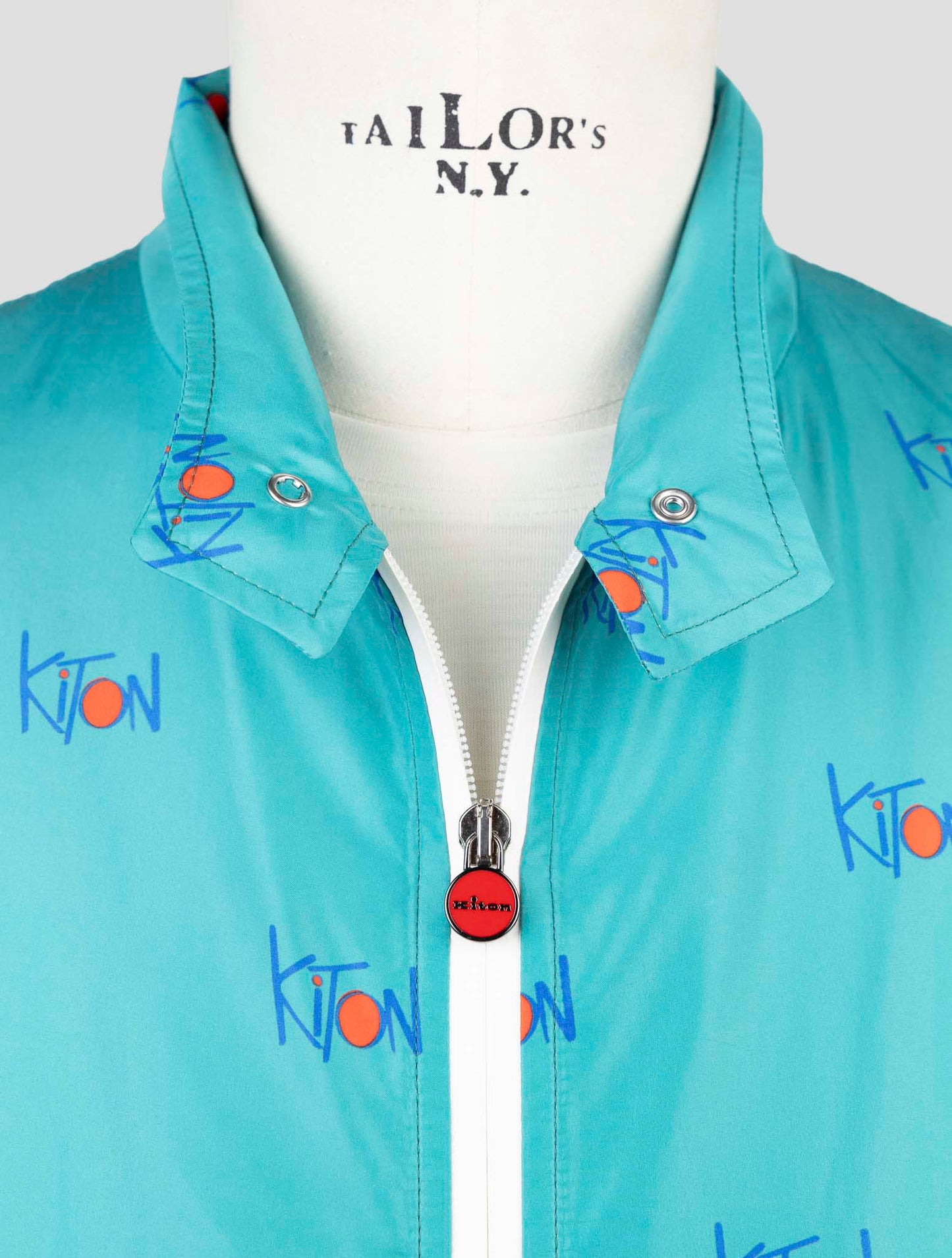 Kiton Light Green Pl Coat