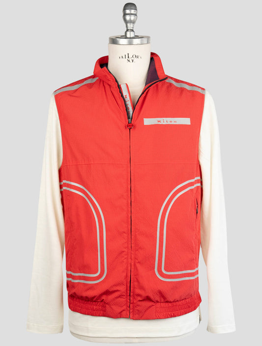 Kiton Red Pl Pa Gilet