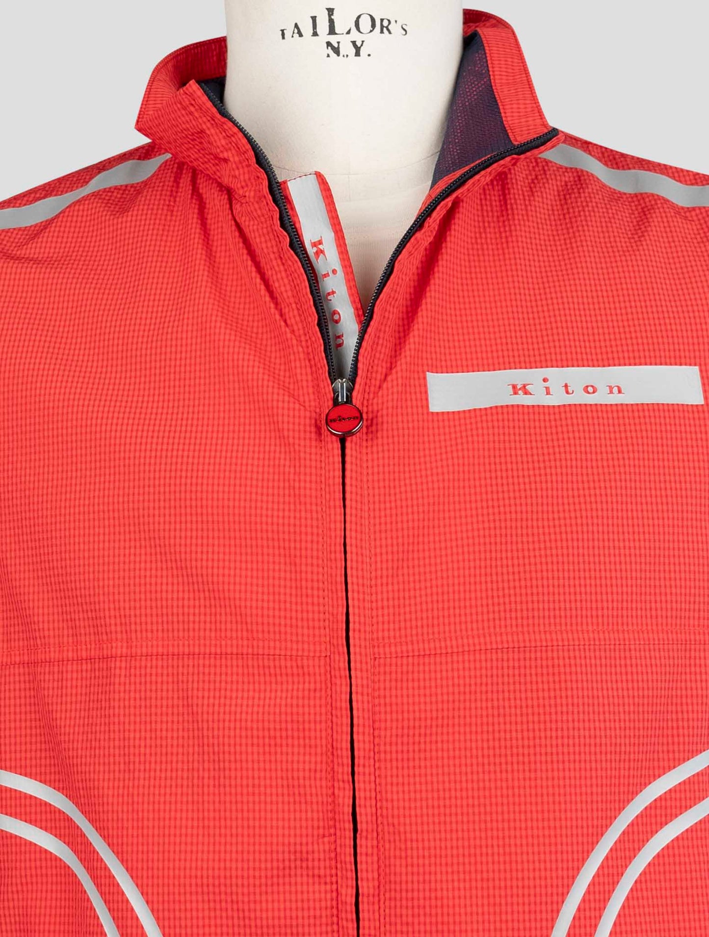 Kiton Red Pl Pa Gilet