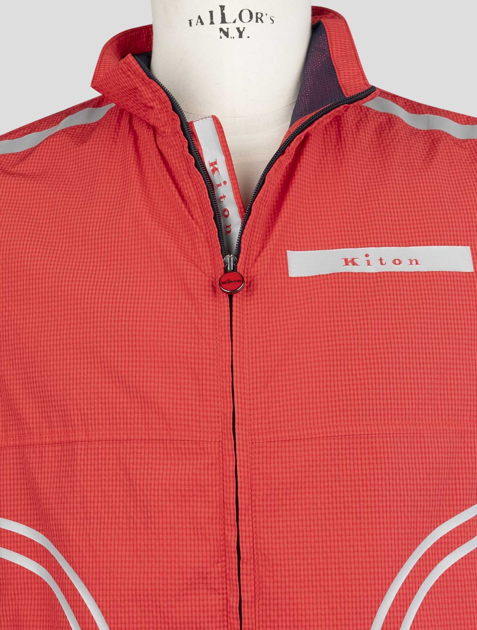 Kiton Red Pl Pa Gilet