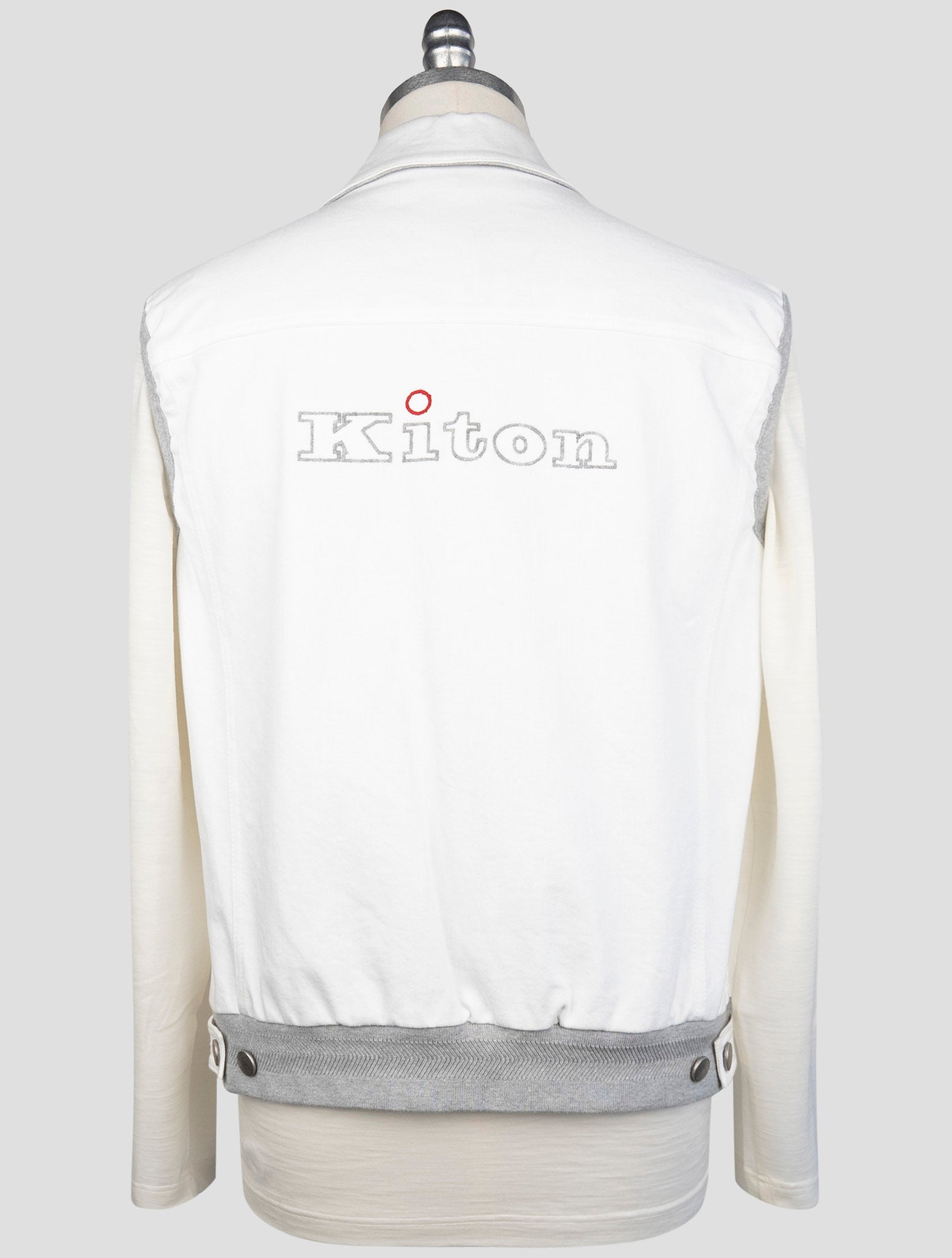 Kiton White Cotton Gilet