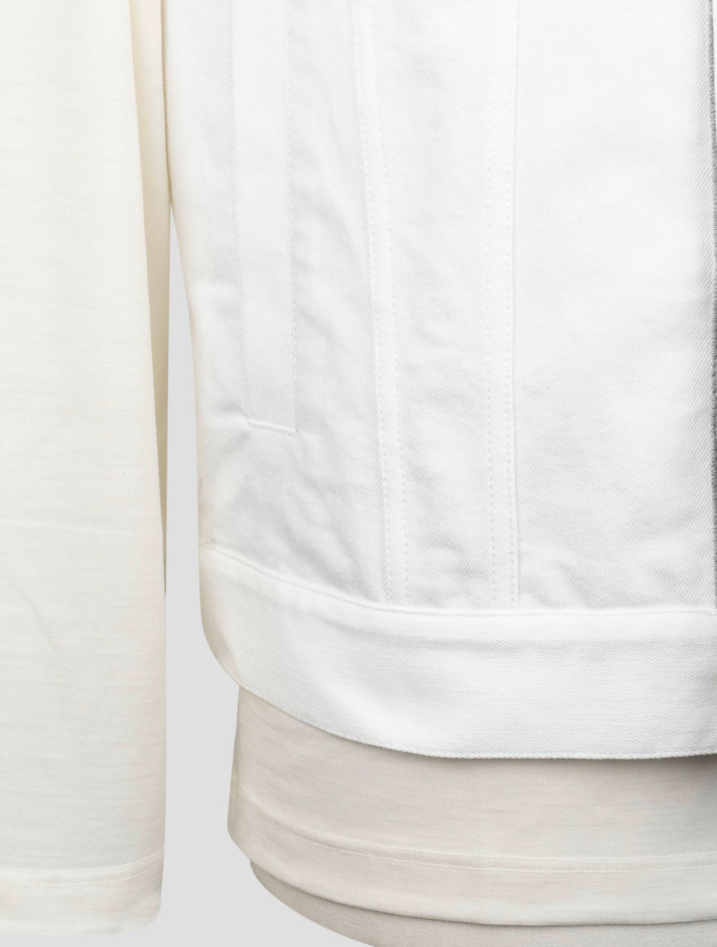 Kiton White Cotton Gilet