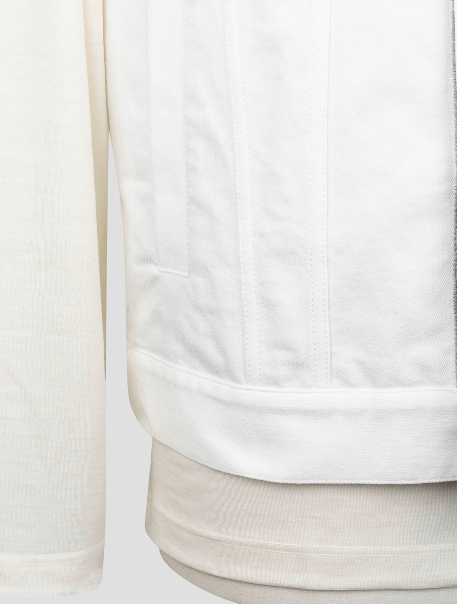 Kiton White Cotton Gilet