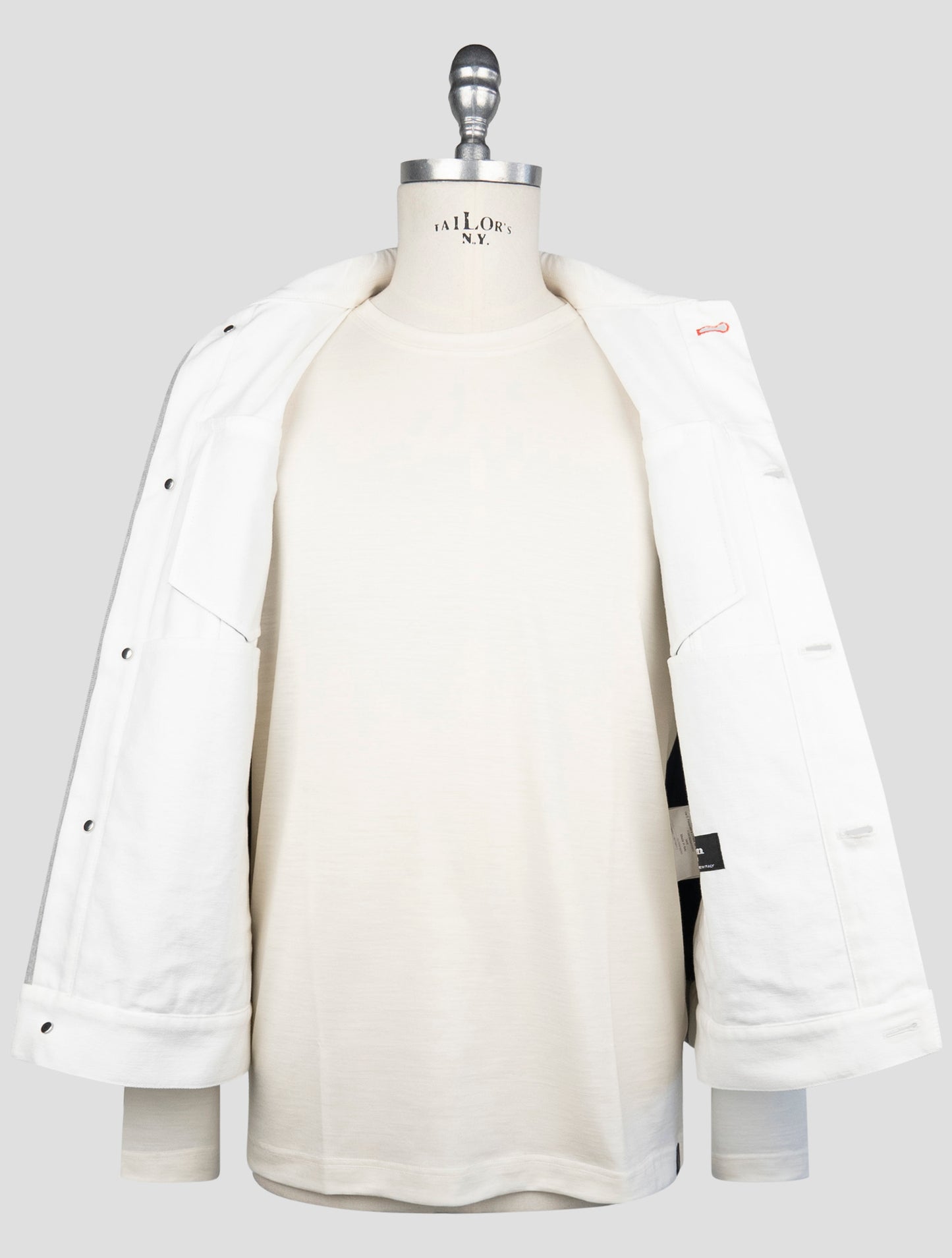Kiton White Cotton Gilet