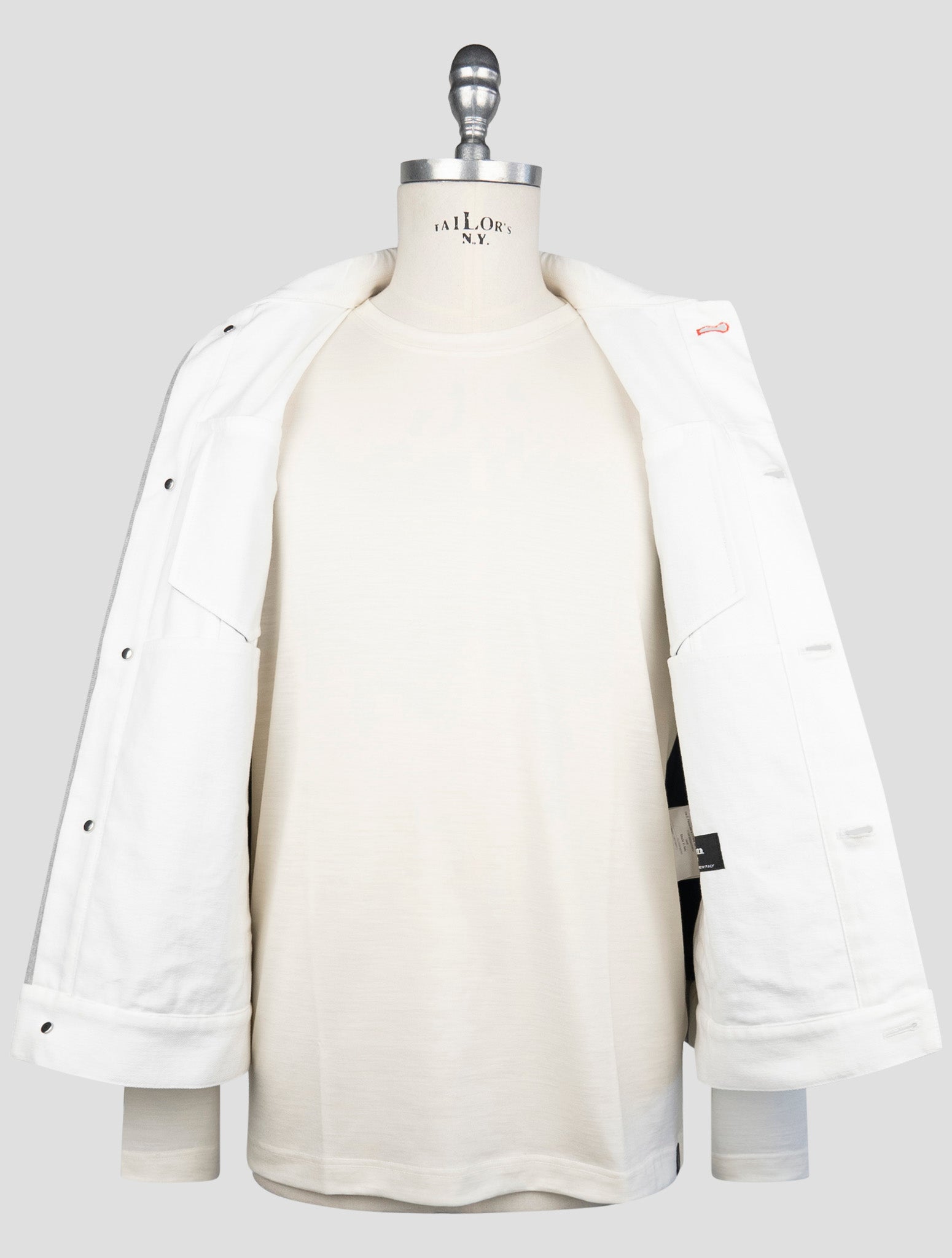 Kiton White Cotton Gilet