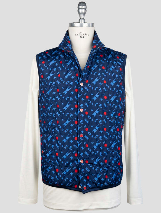 Kiton Blue Pl Gilet