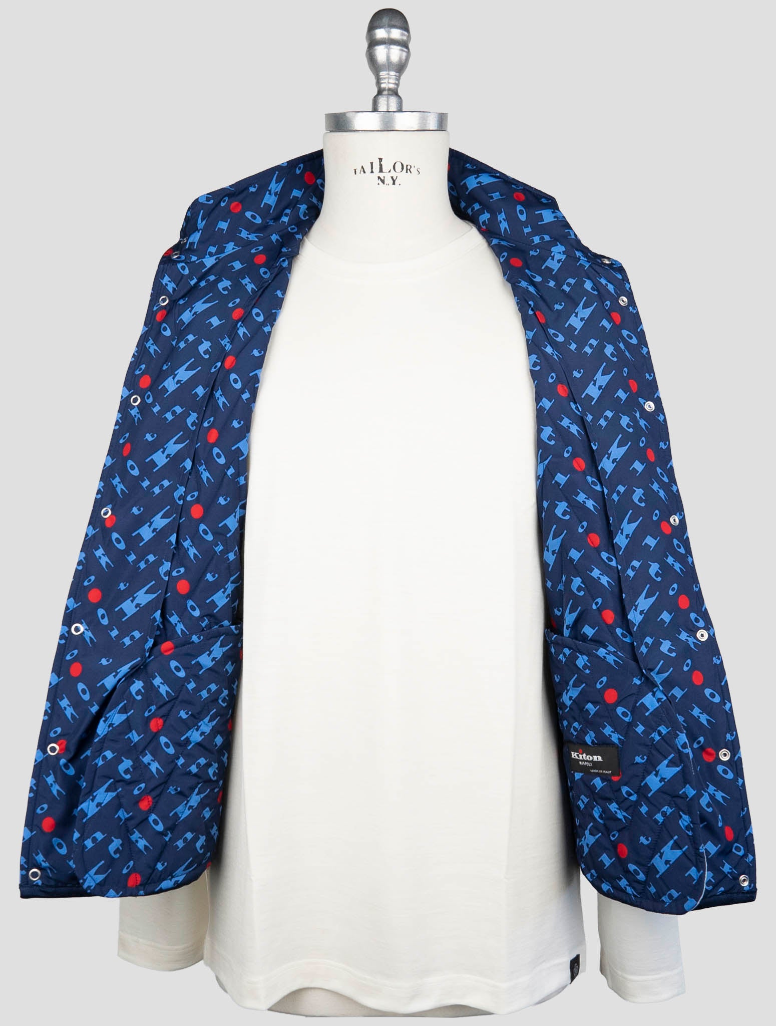 Kiton Blue Pl Gilet