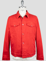 Kiton Red Cotton Ea Coat