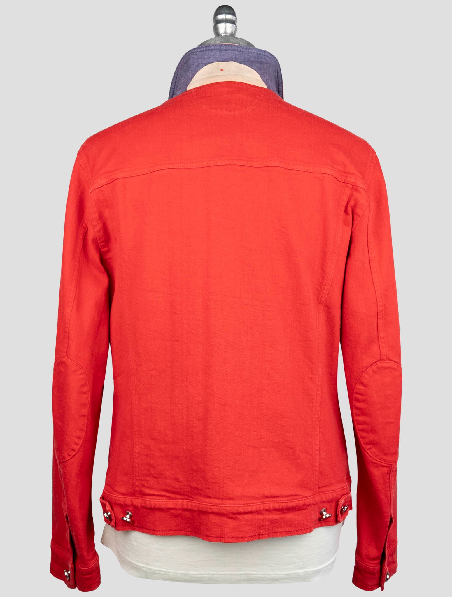 Kiton Red Cotton Ea Coat