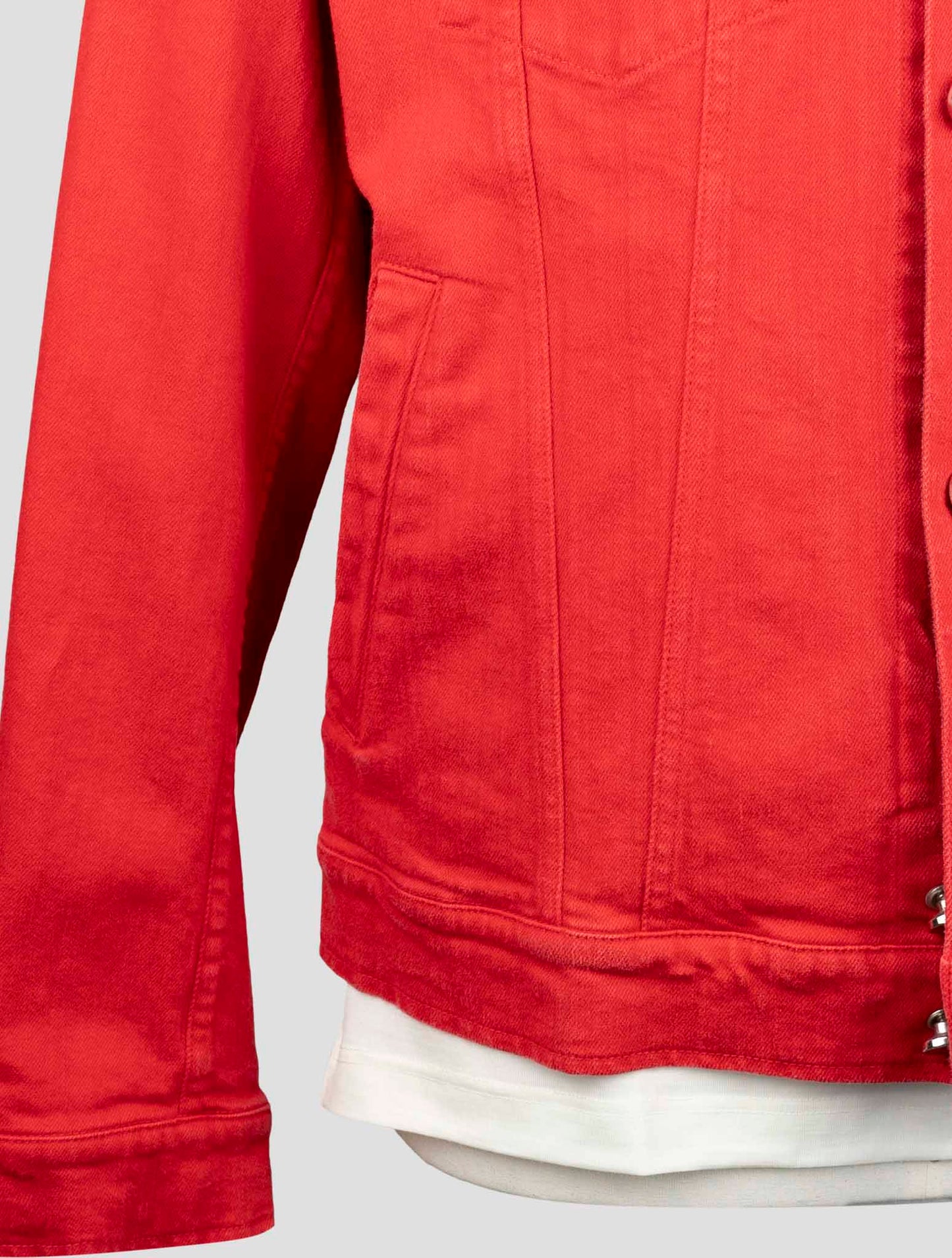 Kiton Red Cotton Ea Coat