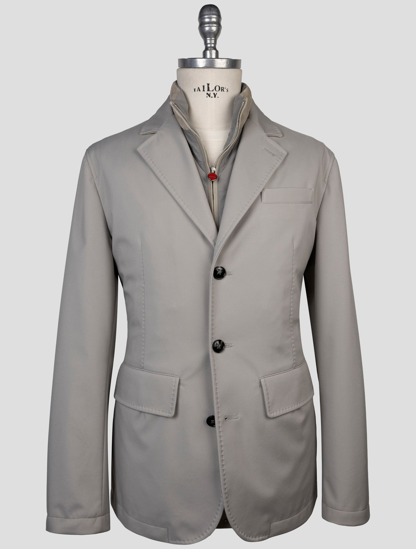 Kiton Gray Pa Ea Coat