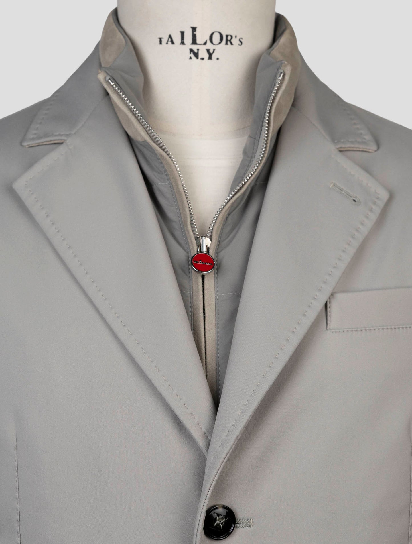 Kiton Gray Pa Ea Coat