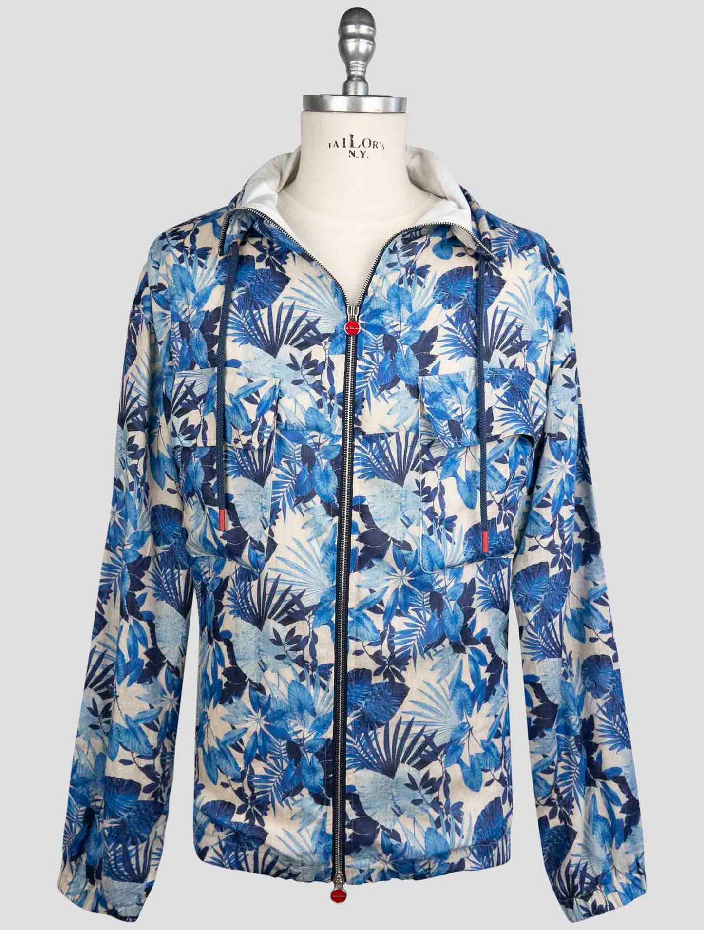 Kiton Multicolor Linen Coat