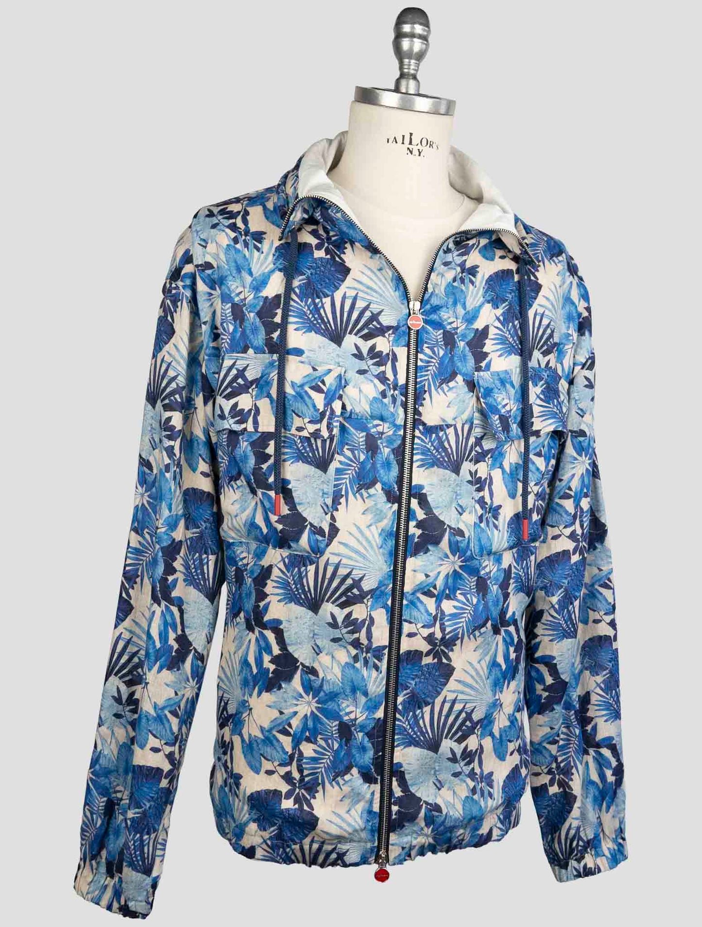 Kiton Multicolor Linen Coat