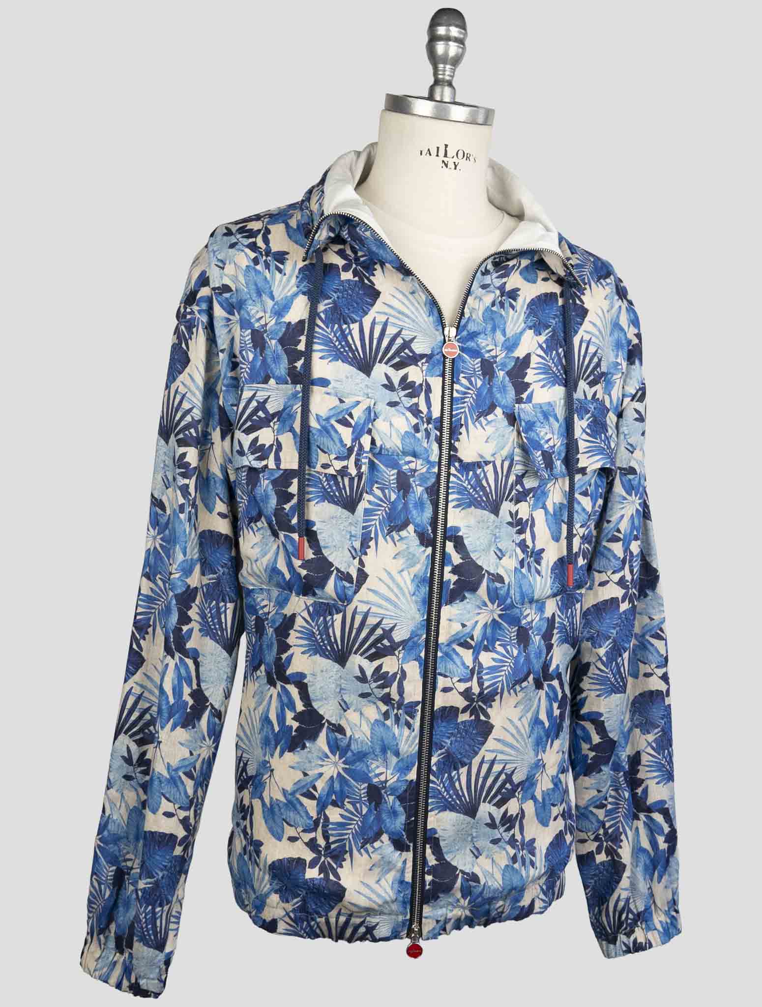 Kiton Multicolor Linen Coat