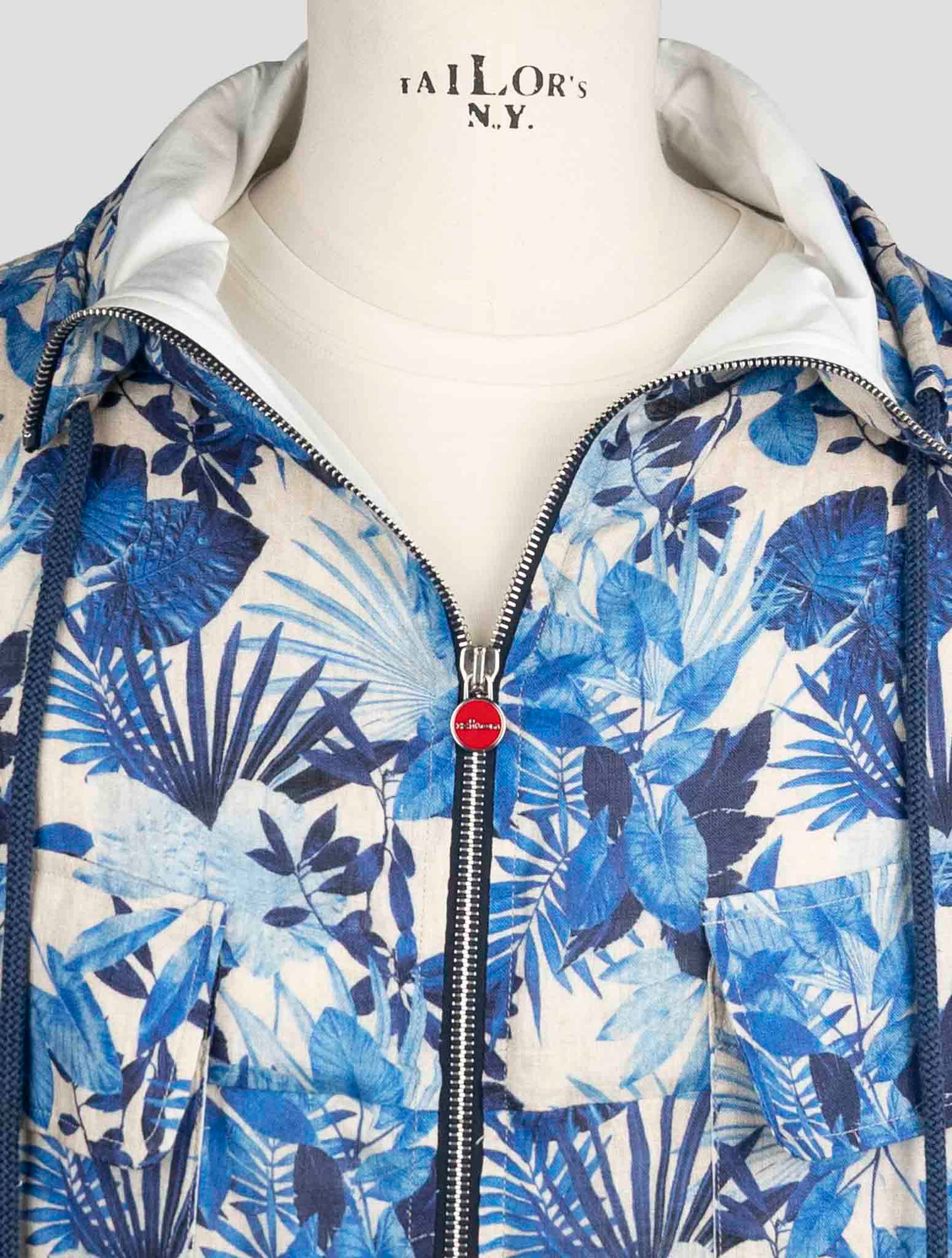 Kiton Multicolor Linen Coat