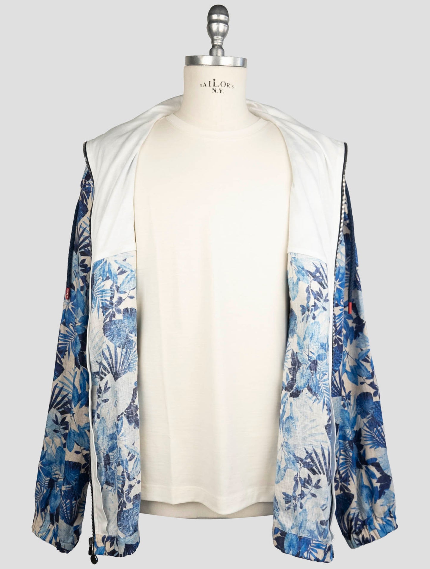 Kiton Multicolor Linen Coat