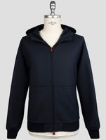 Kiton Blue Wool Ea Pa Coat